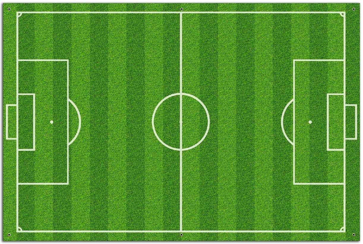 Wallario Sichtschutzzaunmatten Fußballfeld
