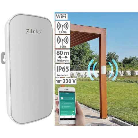 7Links WLR-1230 WLAN-Repeater Outdoor Garten Empfang Wireless LAN WLAN WLAN-Repeater