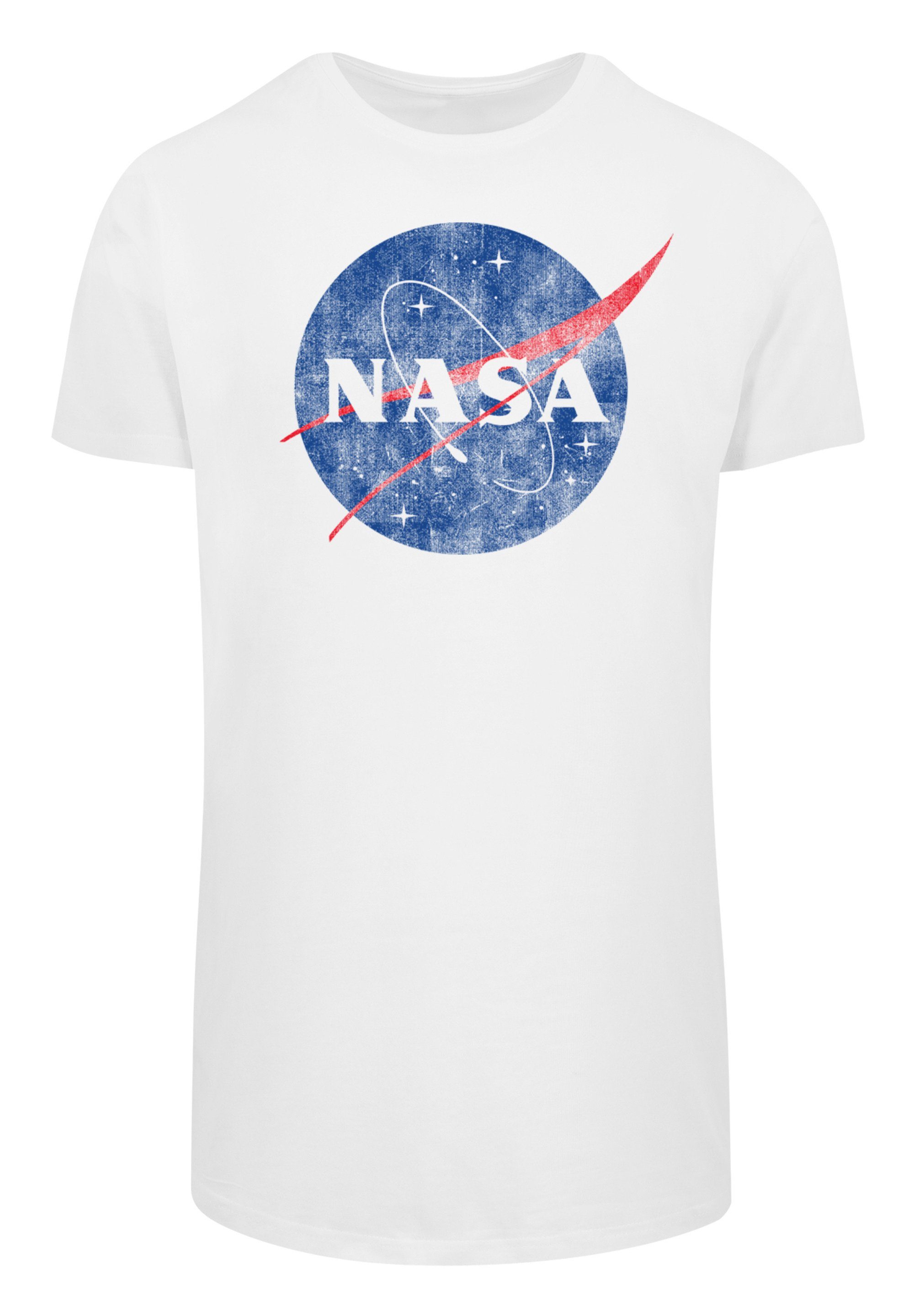 Long T-Shirt Print Cut Insignia T-Shirt F4NT4STIC Distressed' Classic 'NASA Logo