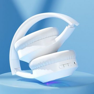 GelldG Bluetooth Kabellose Kopfhörer Over Ear, HiFi Stereo Faltbare Kopfhörer