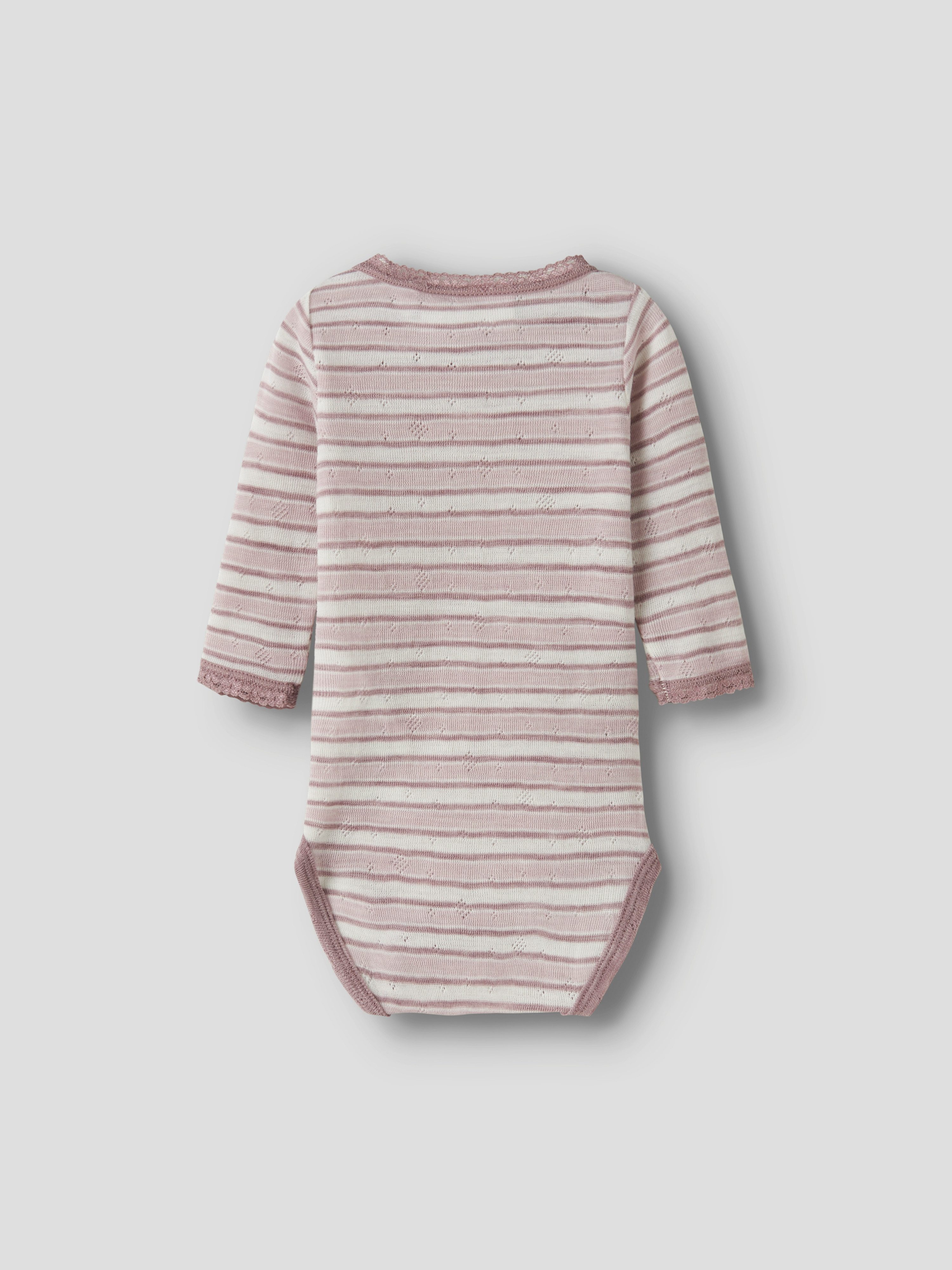 Name It Langarmbody NBFWANG WOOL NEEDLE LS BODY NOOS Wolle – Bild 3 von 4