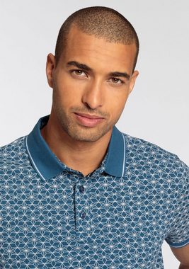 Bruno Banani Poloshirt mit Allover-Print