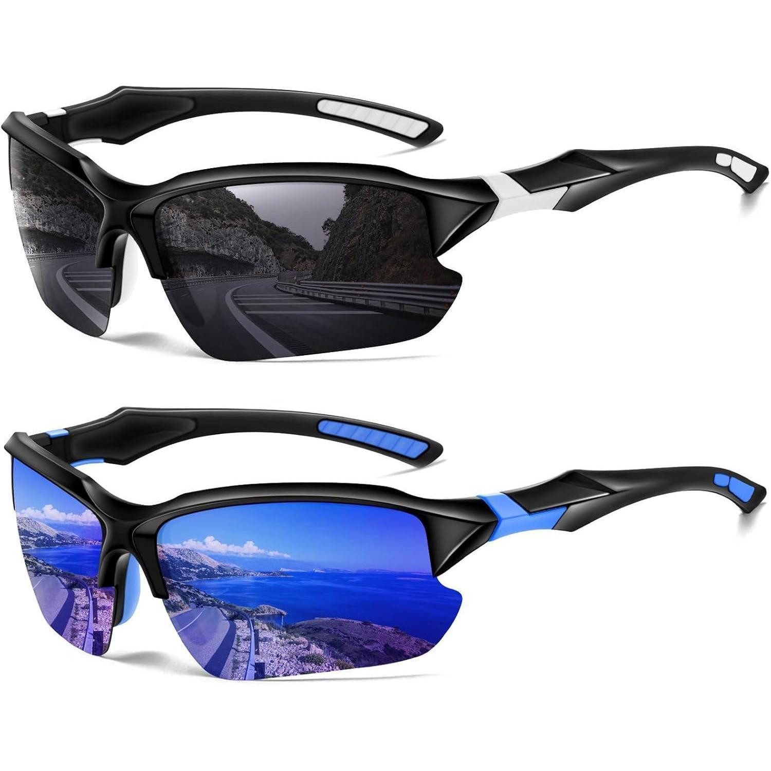 LuxusKollektion Fahrradbrille Sonnenbrille polarisiert UV400 Sport Fahrrad unisex