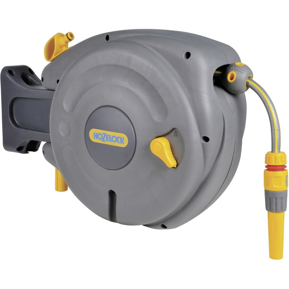 Gartenschlauch Hozelock AutoReel 2485R0000 10 m 1 St. Grau, Gelb Gartenschlauchaufr