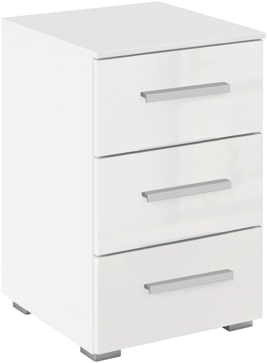 Nachtkommode Nachttisch Nachtkonsole Nachtschrank KOLUNA mit Hochglanzfront