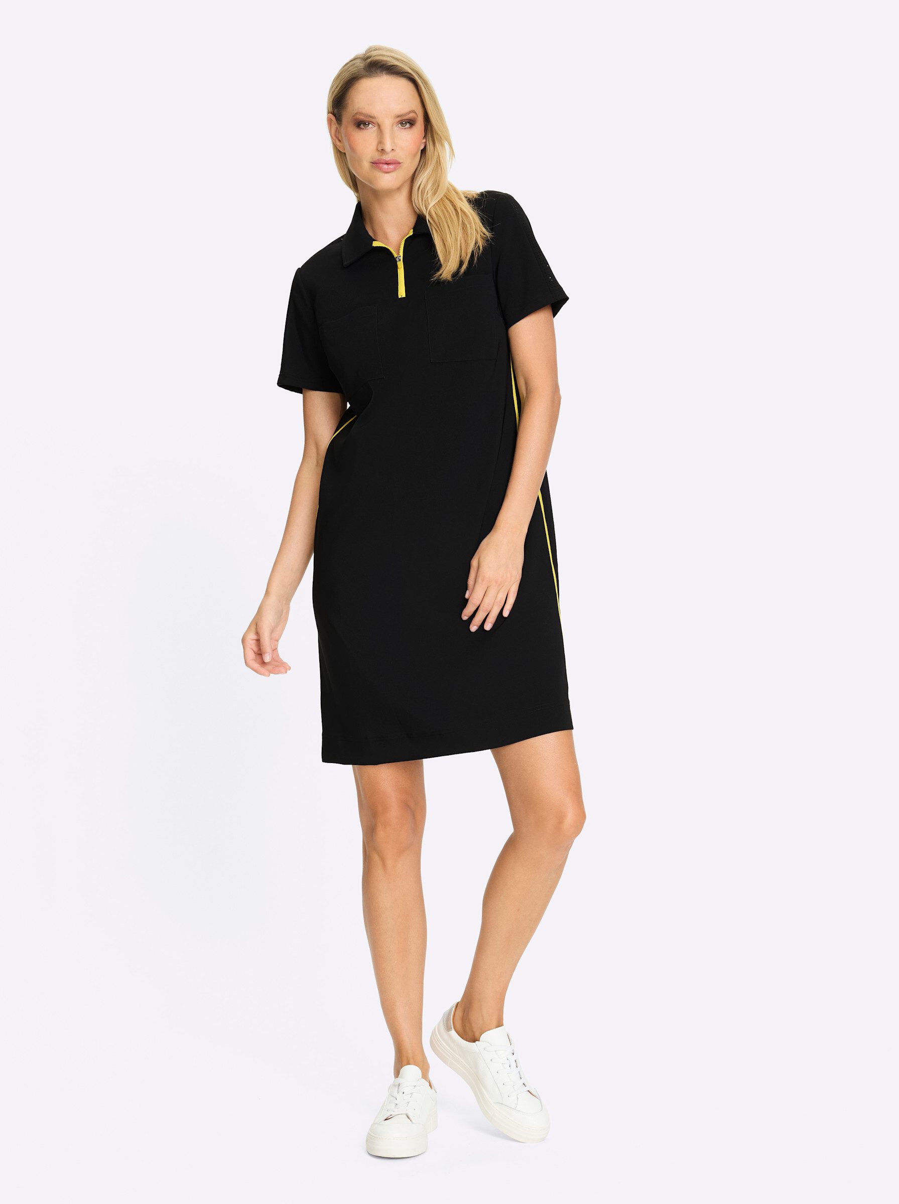heine Jerseykleid Jersey-Kleid Kurzarm
