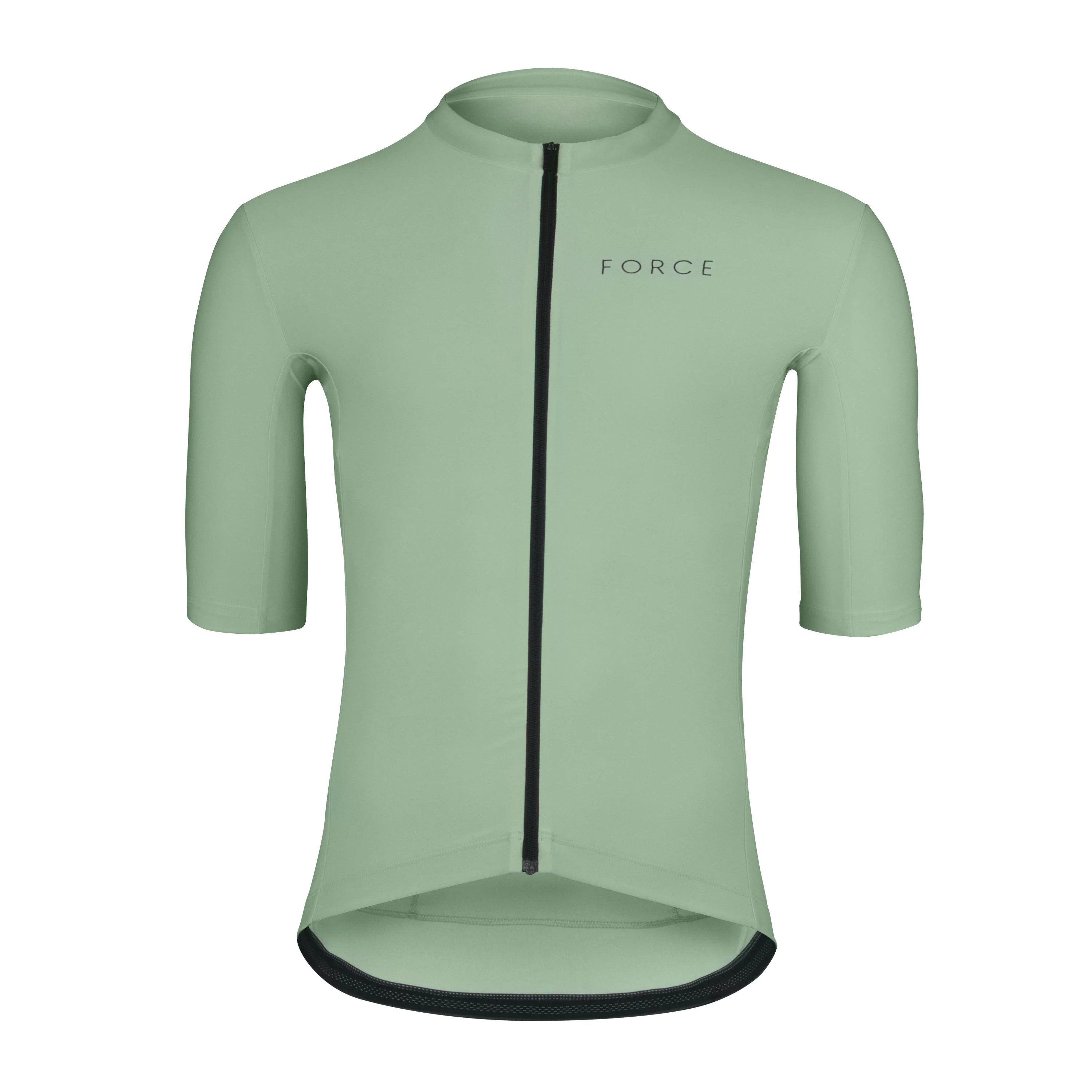 FORCE Radtrikot FORCE Jersey Icon Kurzarm, Grün