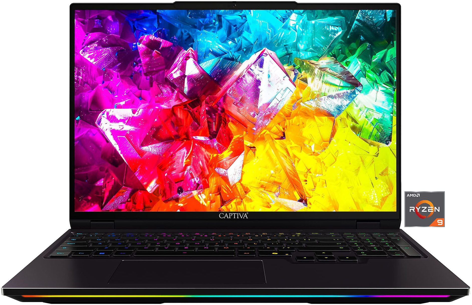 CAPTIVA Highend Gaming R10-1146GE Gaming-Notebook (40,6 cm/16 Zoll, AMD Ryzen 9 9955HX, GeForce RTX 5080, 16 GB, 1000 GB SSD)