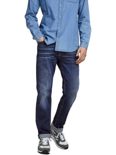 Jack & Jones Straight-Jeans JJICLARK JJORIGINAL JOS 278 Jeanshose mit Stretch