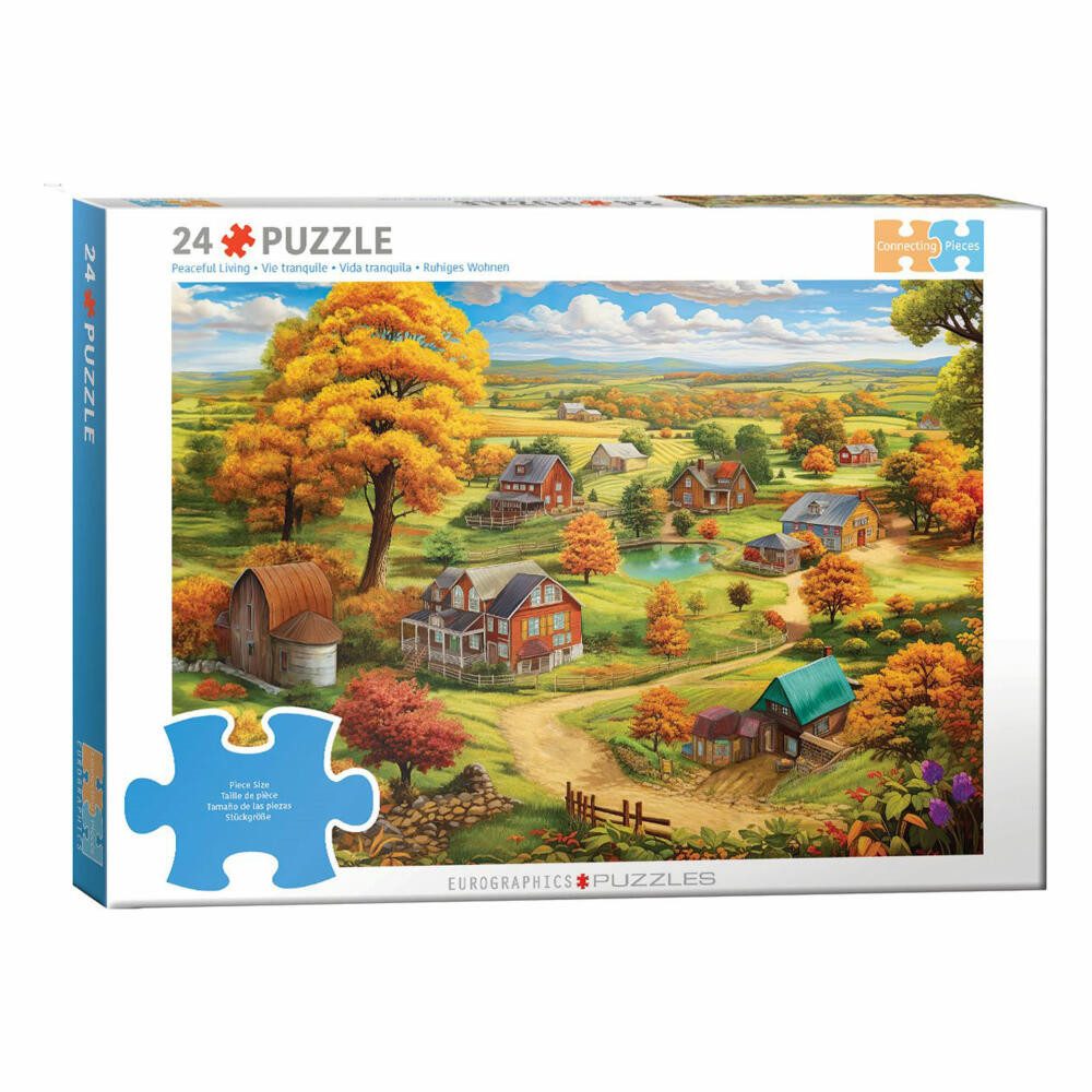 EUROGRAPHICS Puzzle Peaceful Living- Chris Bigelow, 24 Puzzleteile
