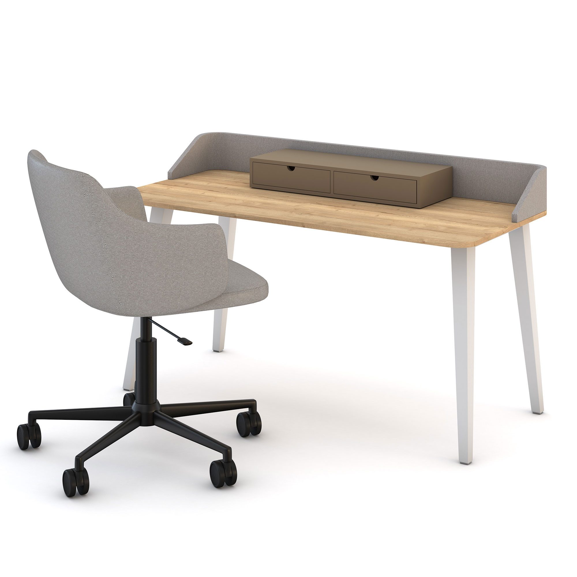 ASSMANN Büromöbel Bürostuhl (Tonal - TON67089 Höhenverstellbar, 360° drehbar Bequemer Polsterrücken, fertig montiert, für Büro und Homeoffice), TÜV-zertifiziert