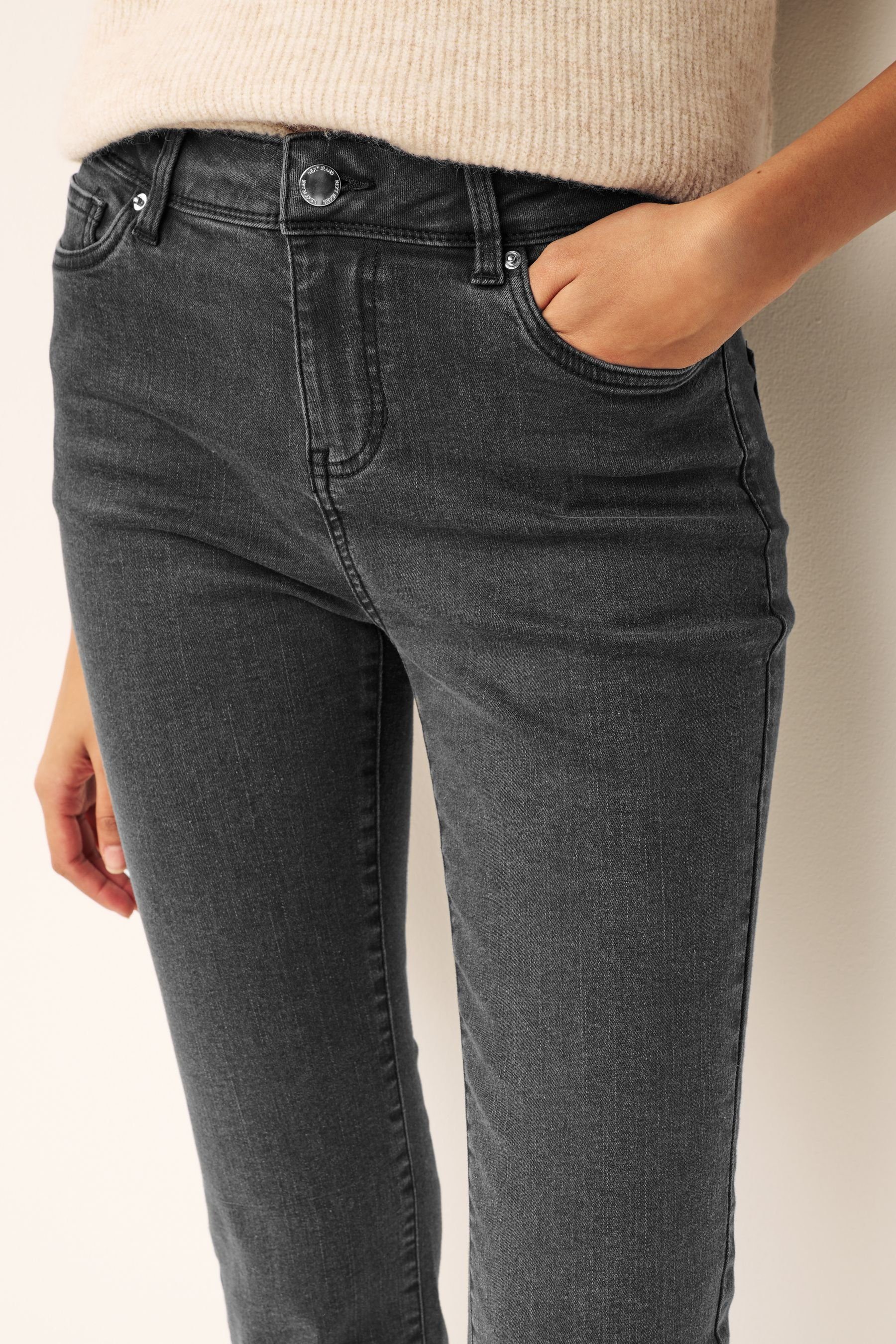 Washed Next Slim-fit-Jeans Slim-Fit-Jeans (1-tlg) Black