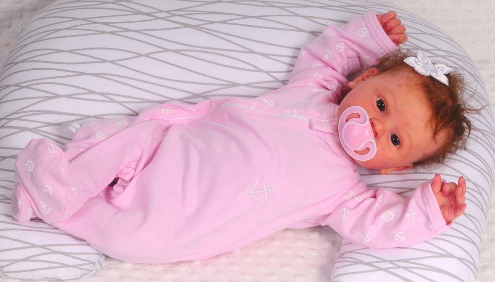 Strampler Schlafanzug Kratzschutz Reißverschluss La mit Baby Strampler und Overall Bortini