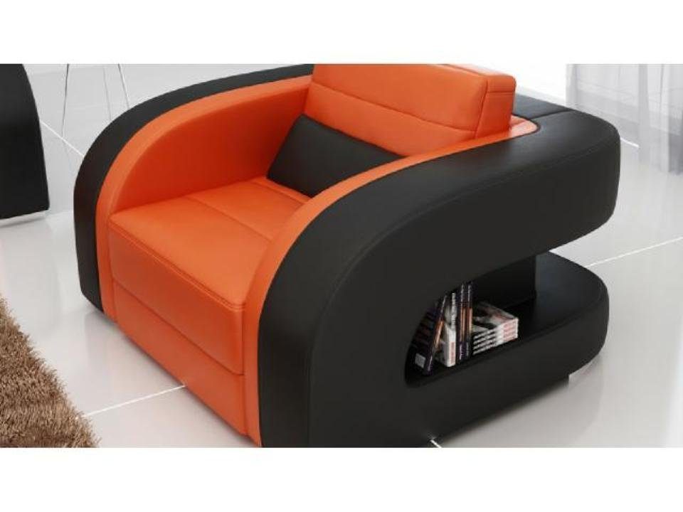 JVmoebel Sofa Sofas, in Couch Ledersofa Europe Designer Schwarz-weiße 3+2+1 Sofagarnitur Sofa Made