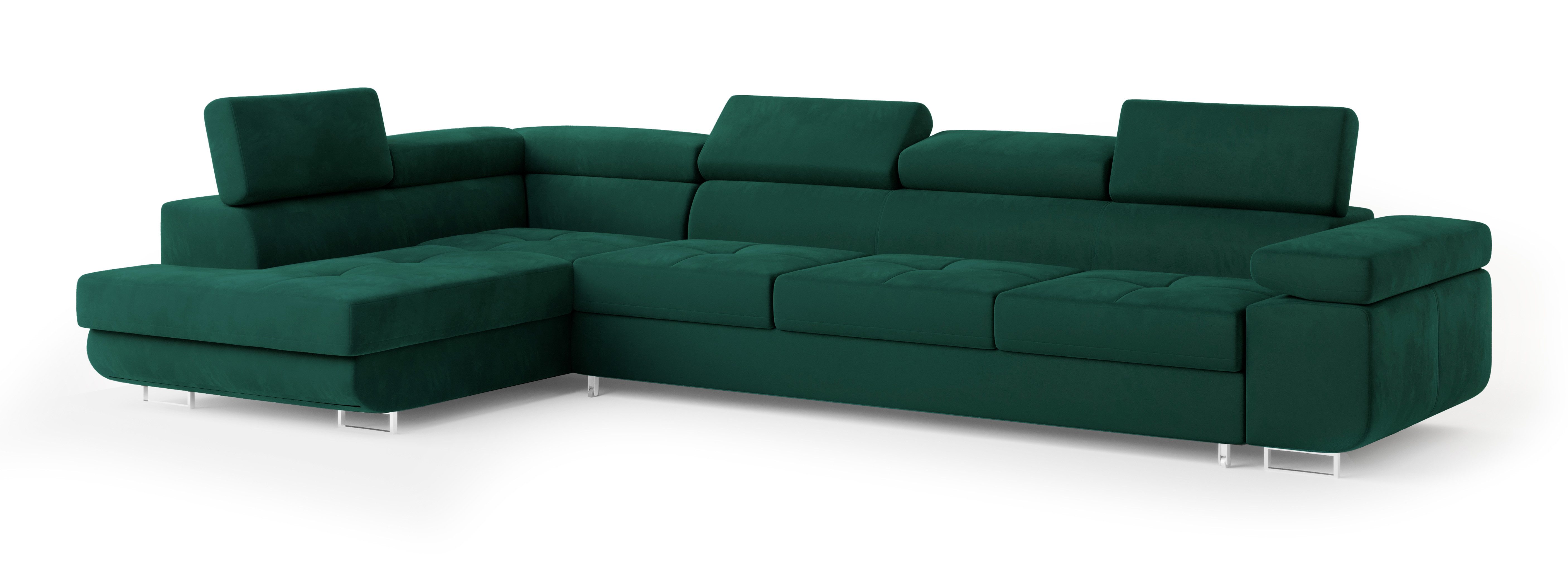 Masseno Ecksofa VICENTE mit Schlaffunktion L-Form, günstig online kaufen