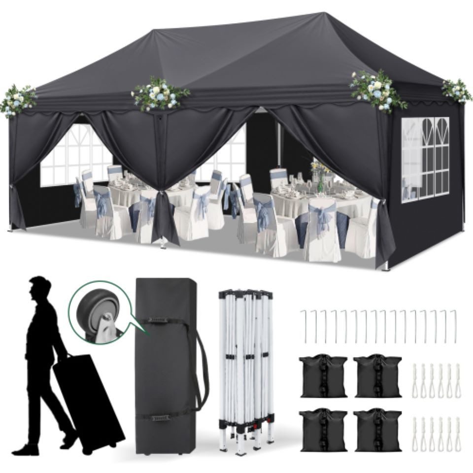 VINGLI Faltpavillon Pop Up Pavillon, Wasserdicht, günstig online kaufen