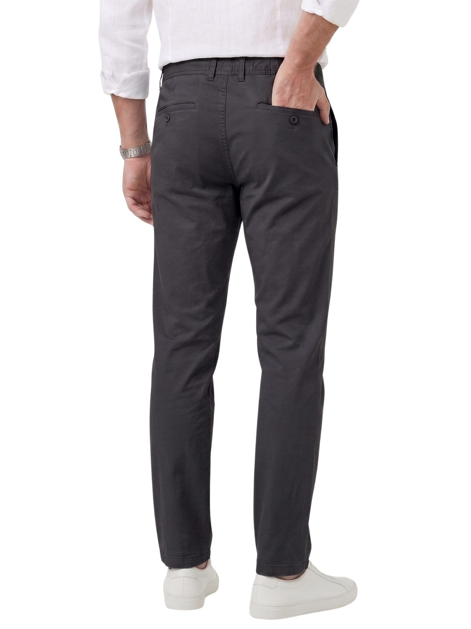 COMEOR Chinohose Urban Flex Modern Fit Baumwollhose (1 Hose) Bequeme Passform mit verstellbarem Kordelzug und praktischen Taschen