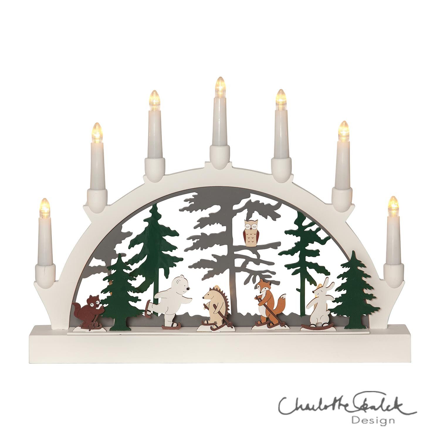 STAR TRADING LED Schwibbogen Forest Friends (1-tlg)
