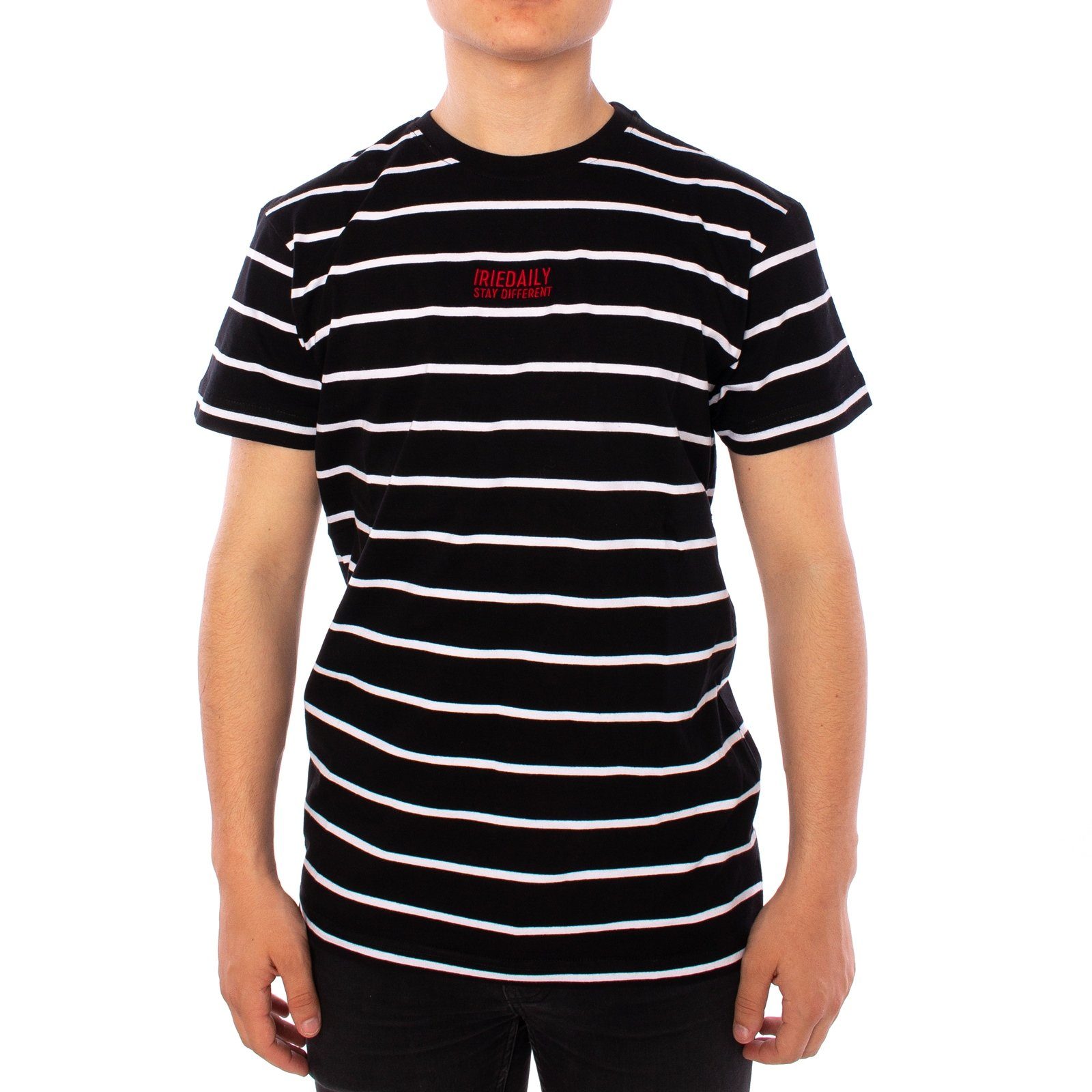 black Iriedaily T-Shirt iriedaily Tee Lone T-Shirt Stripe