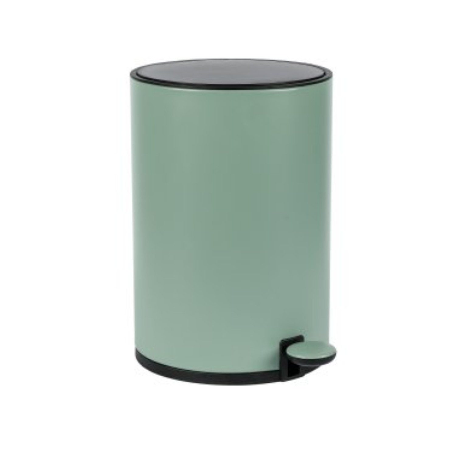 axentia Kosmetikeimer, mit Softclose-Deckel und Pedal - 5 L, aus Edelstahl