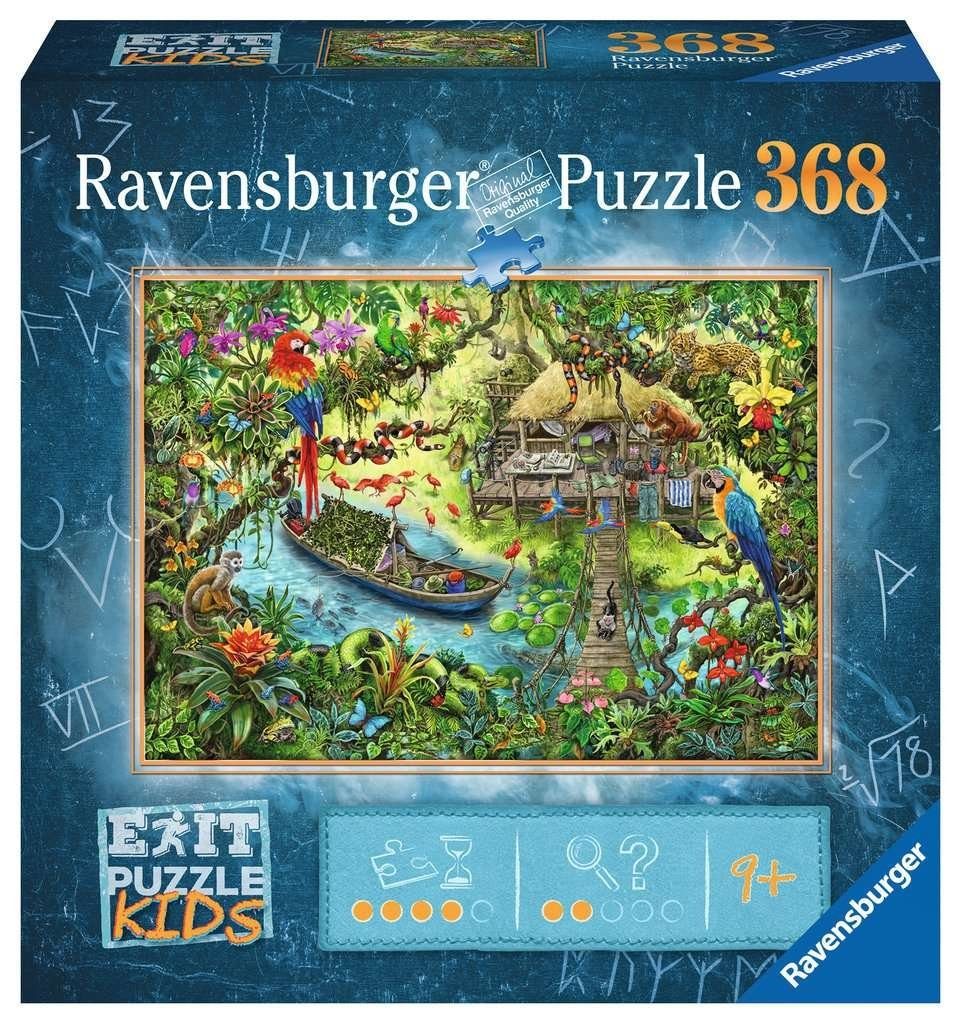 Ravensburger Puzzle EXIT Puzzle Dschungel 368 Teile, 368 Puzzleteile