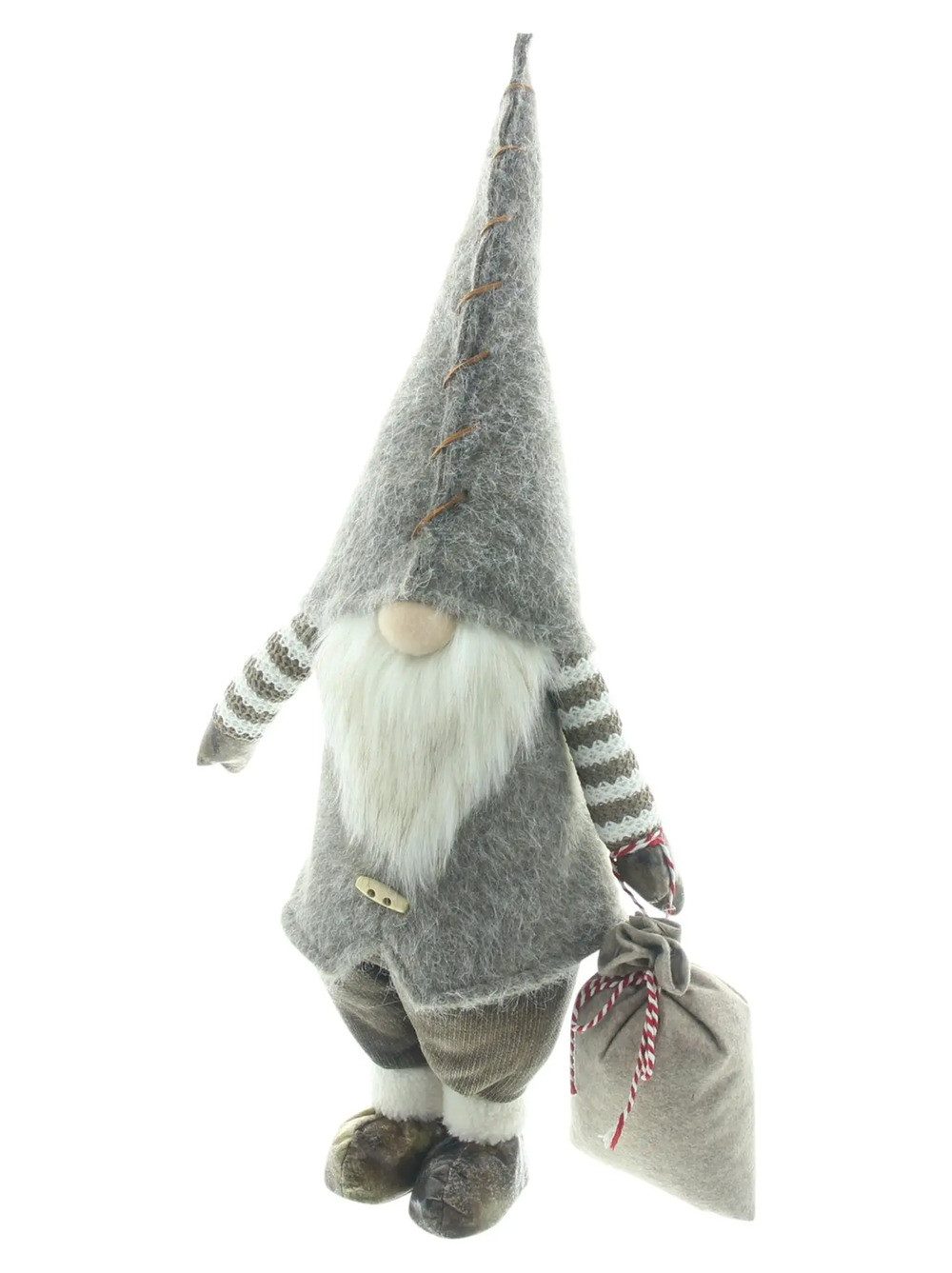 Home-trends24.de Wichtel Geschenk Sack Weihnachten Deko Wichtel Figur groß 63 cm