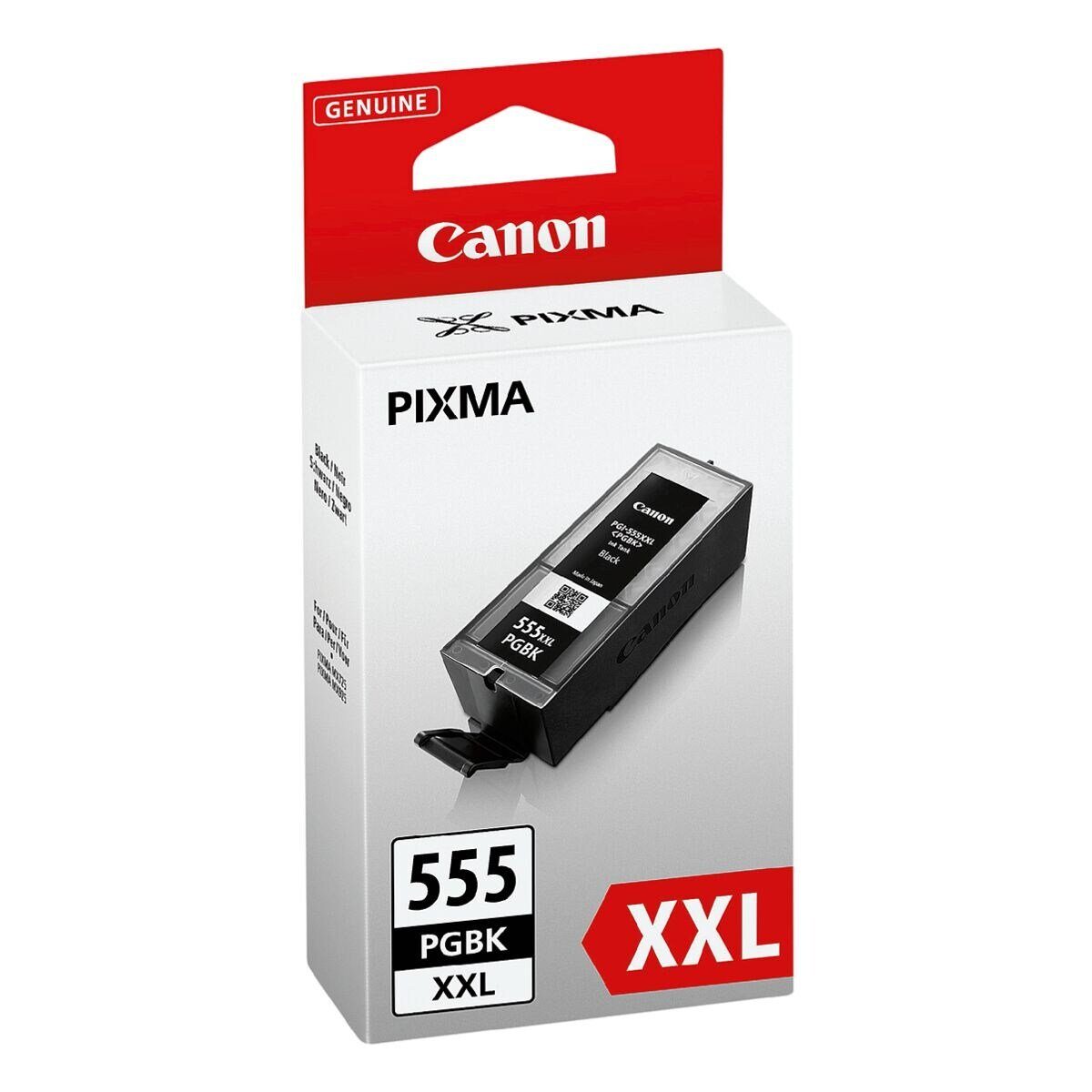 Canon PGI-555PGBK XXL Tintenpatrone (Original Druckerpatrone XXL, schwarz)