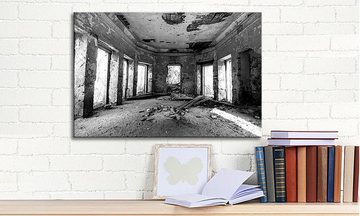 WandbilderXXL Leinwandbild Shabby Hall, Lost Places (1 St), Wandbild,in 6 Größen erhältlich