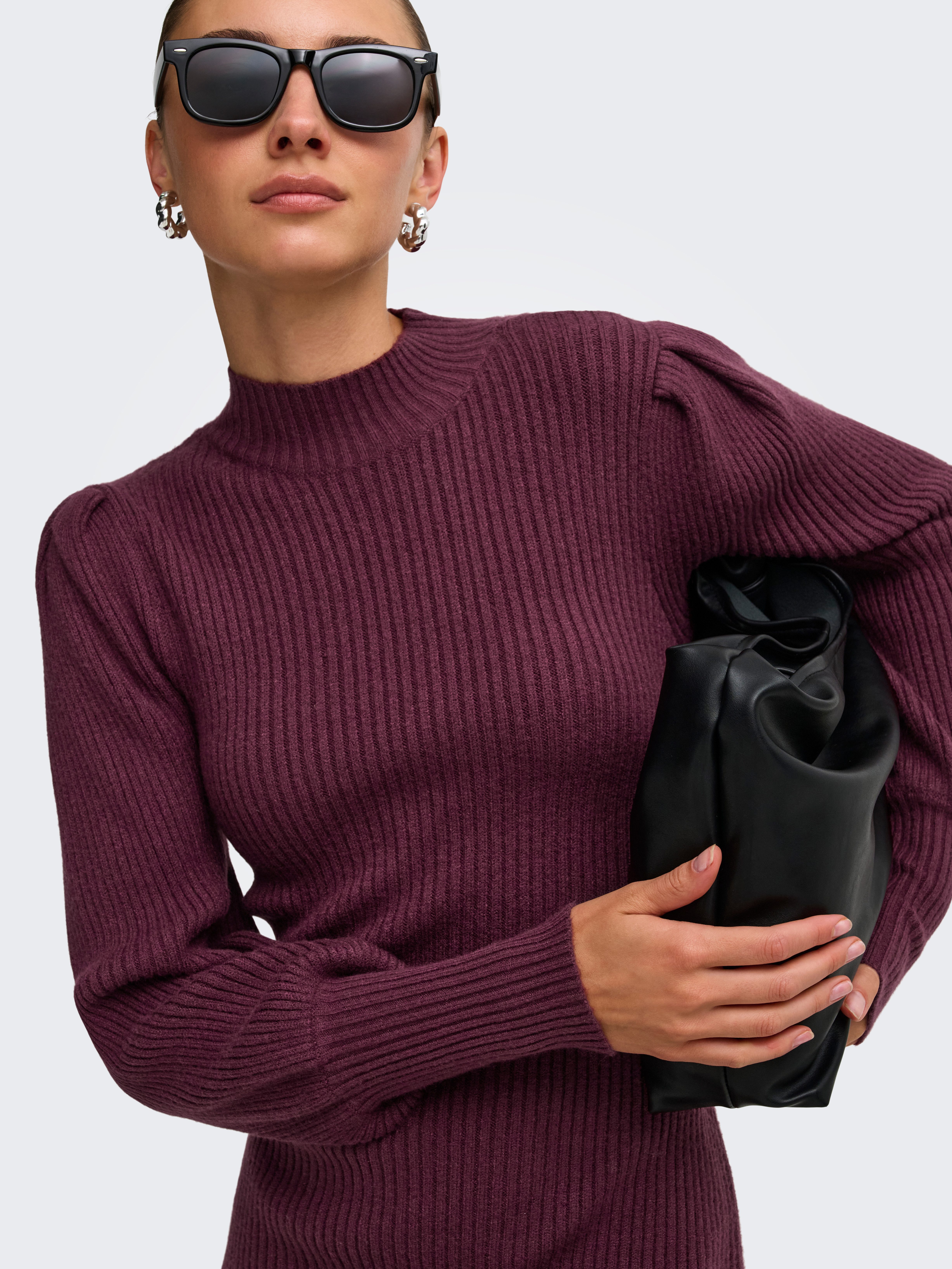 ONLY Strickkleid ONLKATIA L/S DRESS KNT NOOS Viskosemischung