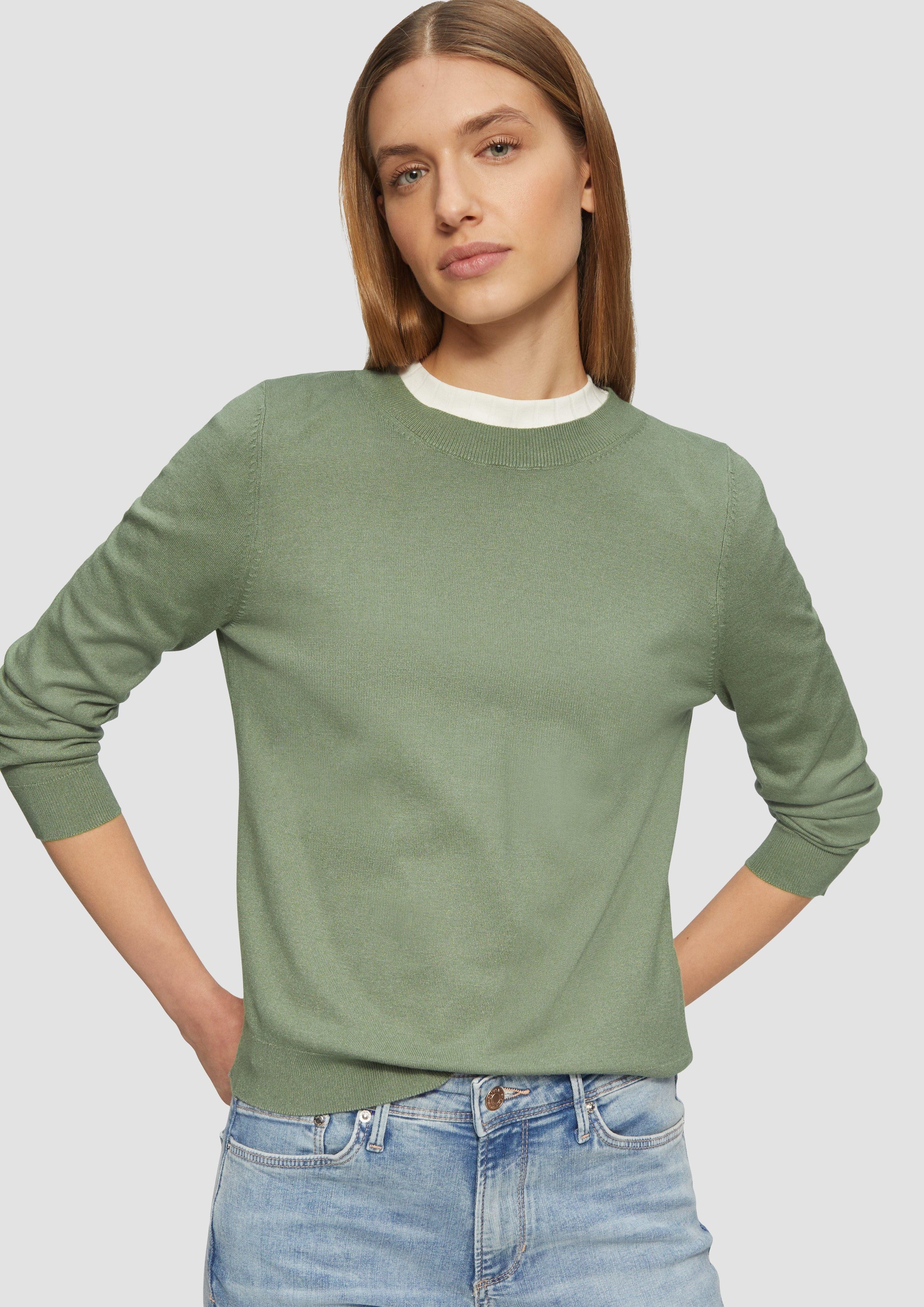 Strickpullover Strickpullover aus Viskosemix