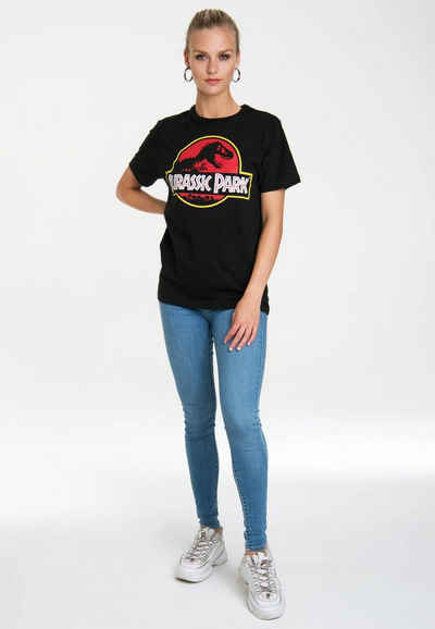 LOGOSHIRT T-Shirt »Jurassic Park« mit Print mit lizenziertem Originaldesign