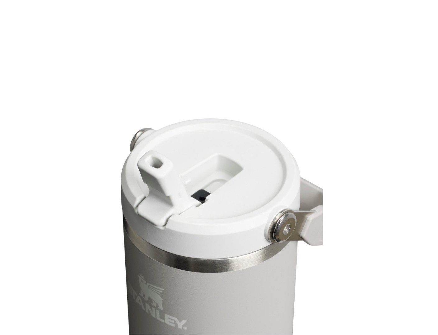 Stanley 1913 Isolierflasche The Iceflow™ Flip Straw Tumbler, doppelwandigen Vakuumisolierung, 18/8 Edelstahl, Inhalt 890ml