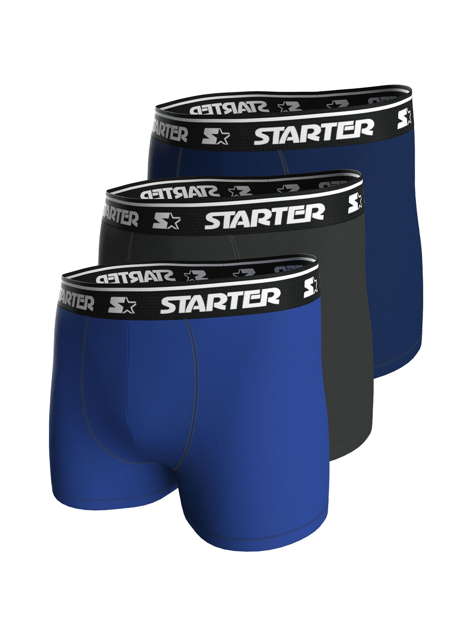Starter Boxer Basic (3-St) Boxershorts, Herren Unterhose