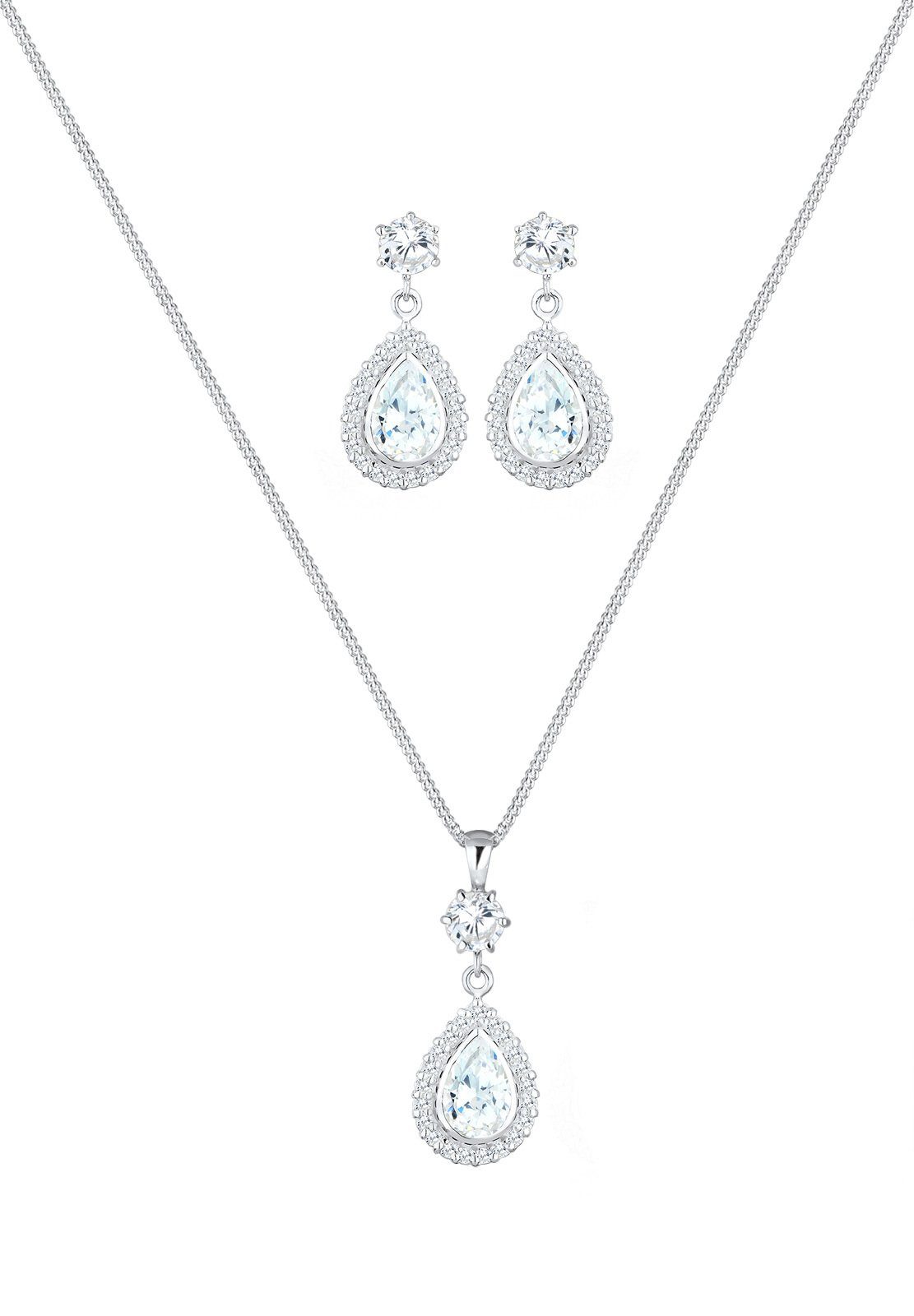 Elli Premium Schmuckset Edle Tropfenform verziert günstig online kaufen
