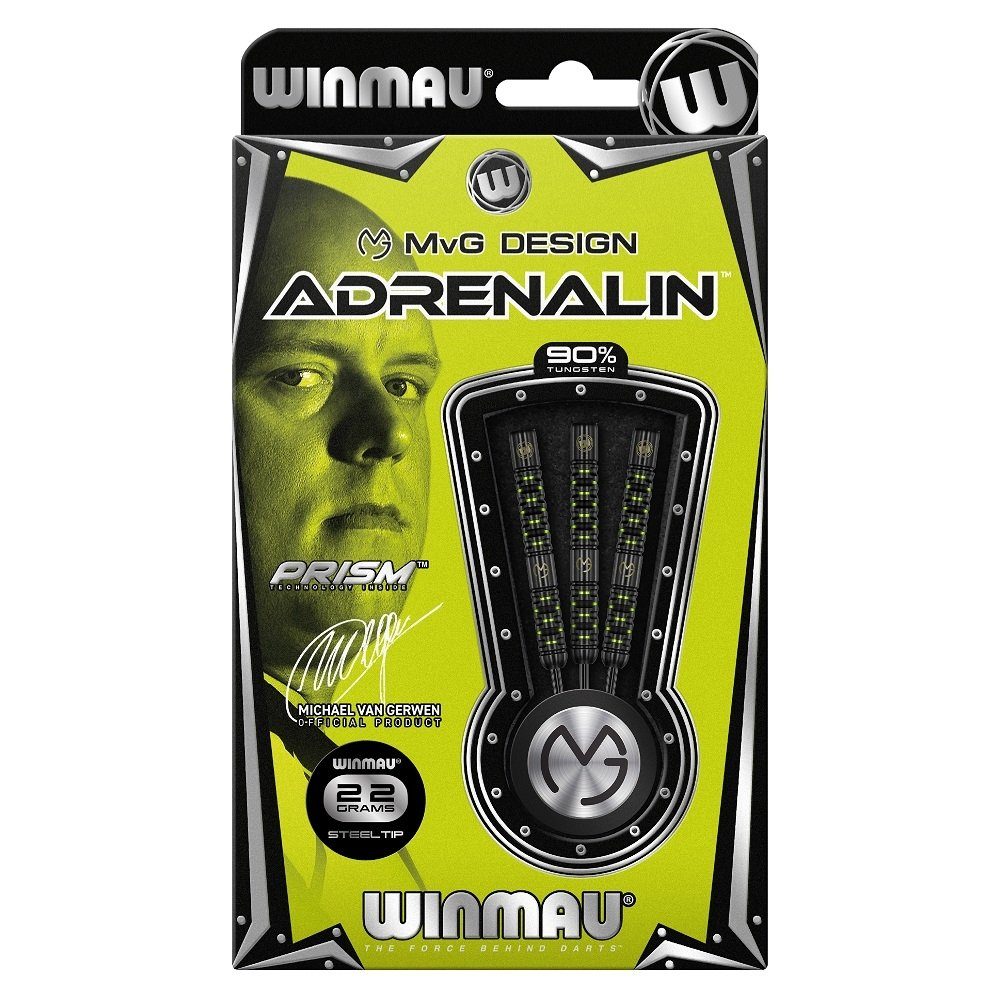 Winmau Dartpfeil MvG Adrenalin Steeldart 1441 - 22 g, MvG-Design