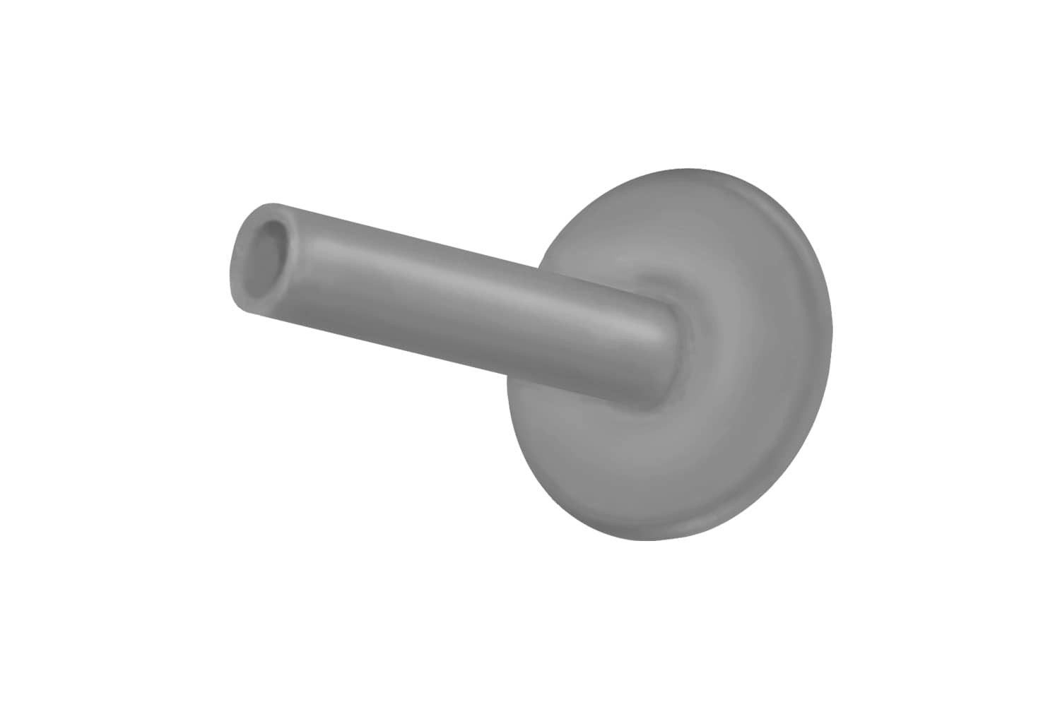Piercing-Set PTFE Labret mit Innengewinde ohne Kugel