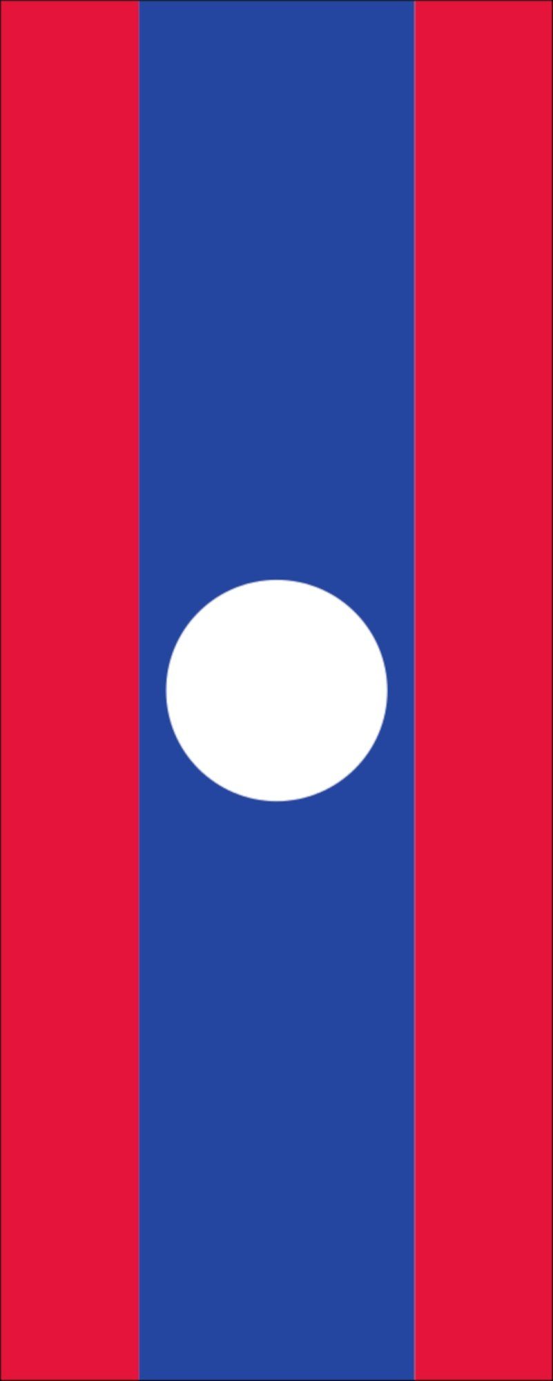flaggenmeer Flagge Flagge Laos 110 g/m² Hochformat