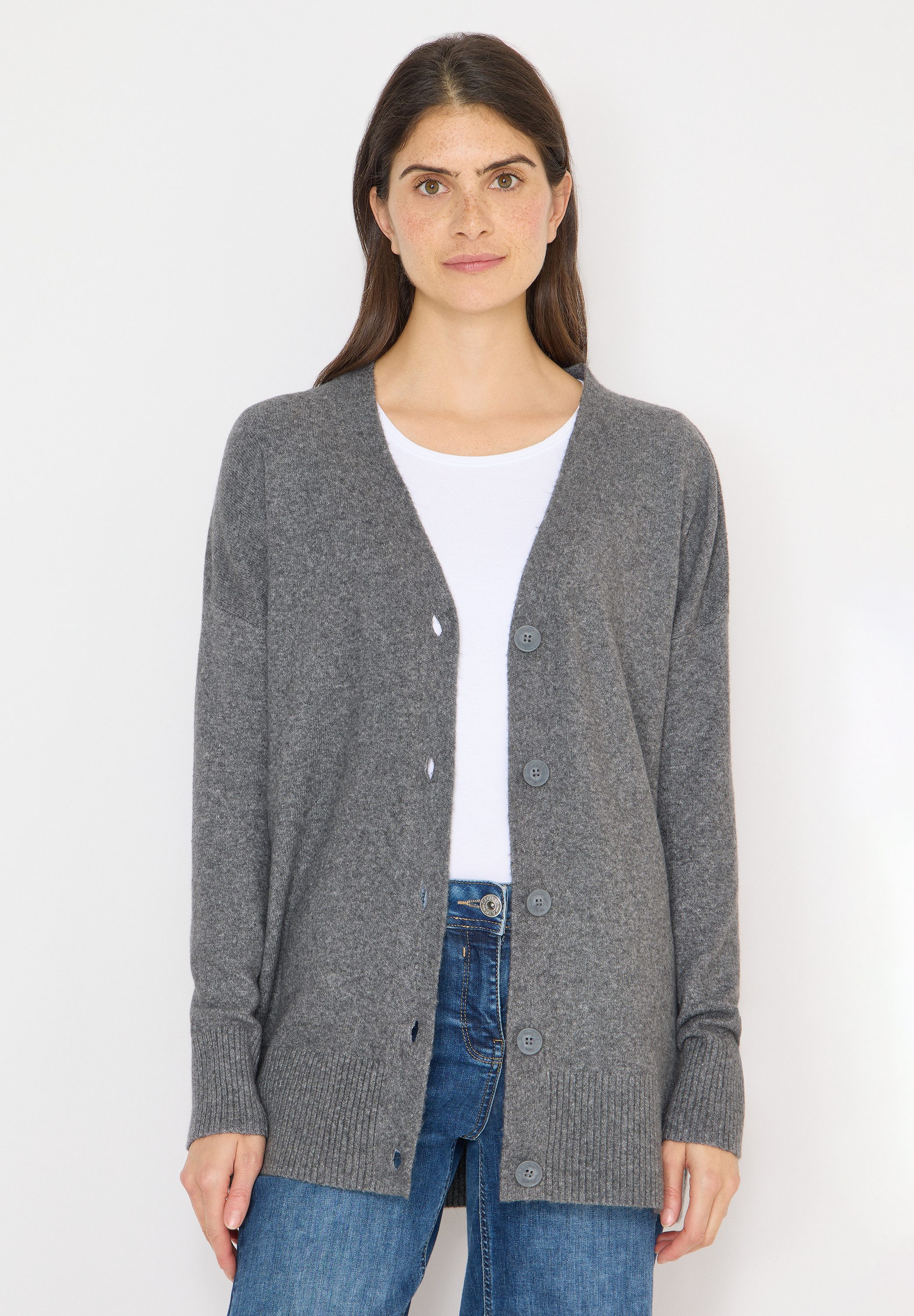 CECIL Cardigan mit Schlitz am Saum günstig online kaufen