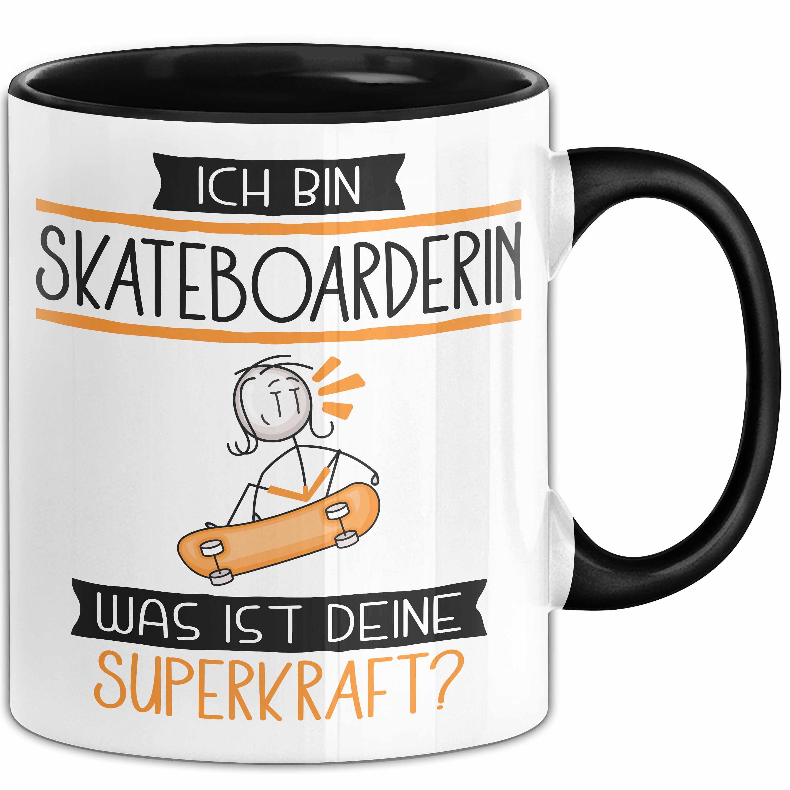 Trendation Tasse Skateboarderin Geschenk Tasse Ich Bin Skateboarderin Was Ist Deine S