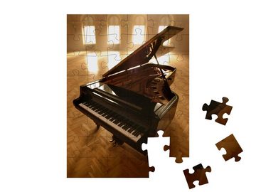 puzzleYOU Puzzle Flügel im Konzertsaal, 48 Puzzleteile, puzzleYOU-Kollektionen Musik, Menschen