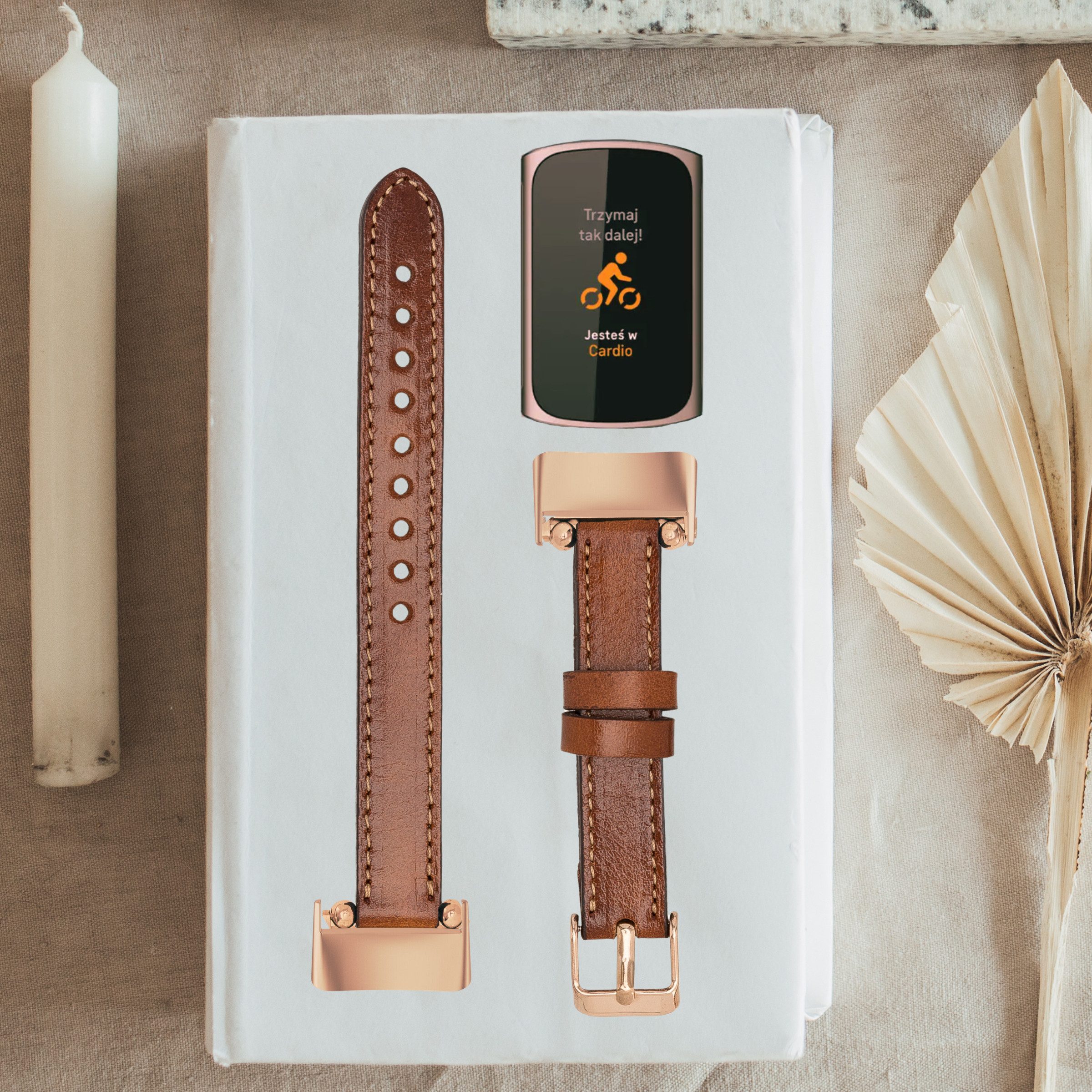 Uhrenarmband Fitbit Charge 5 6 Leder Smart Uhrenarmband