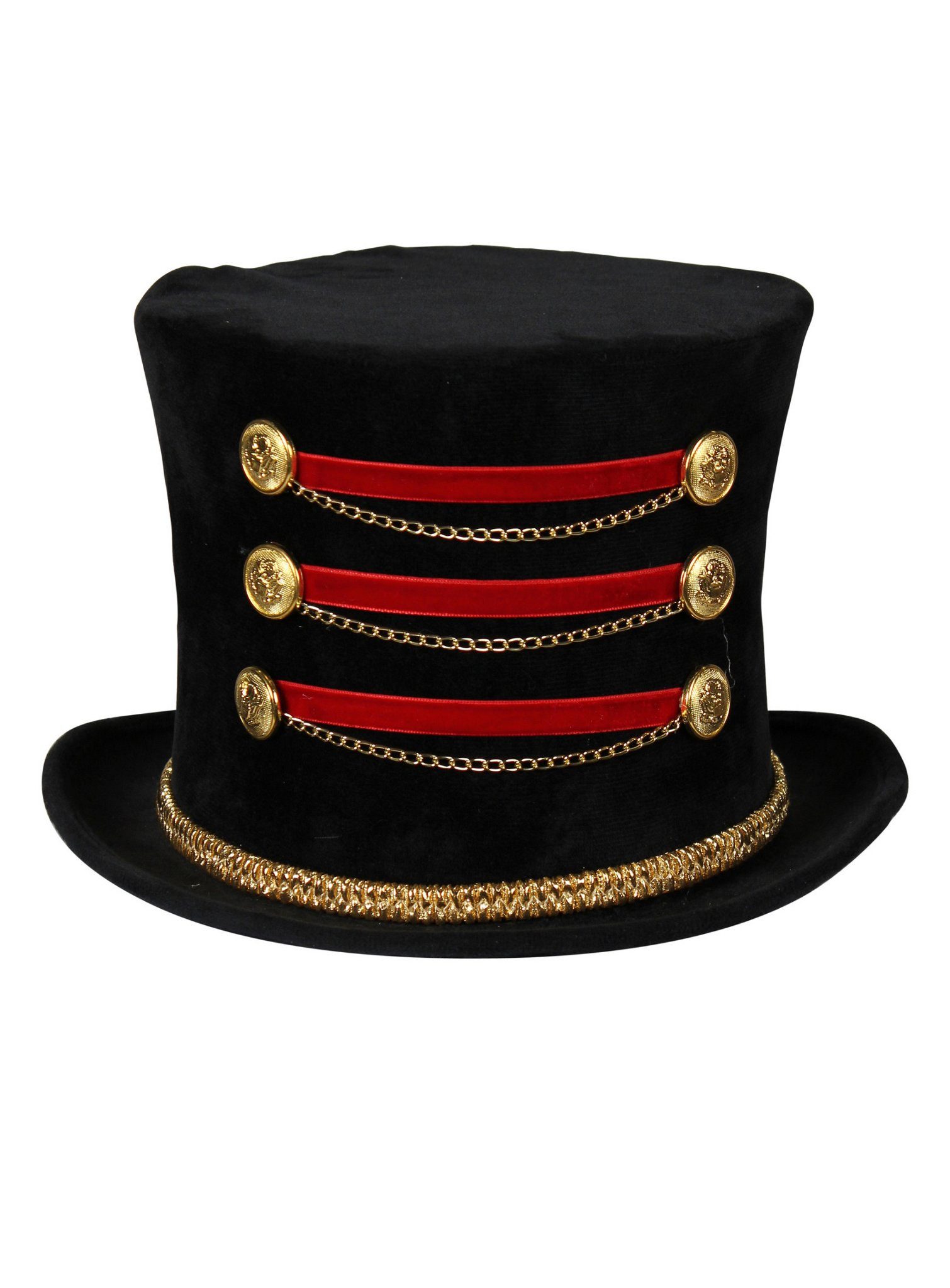 thetru Kostüm Zirkusdirektor Zylinder, Hier wird die Uniform auf den Kopf g günstig online kaufen