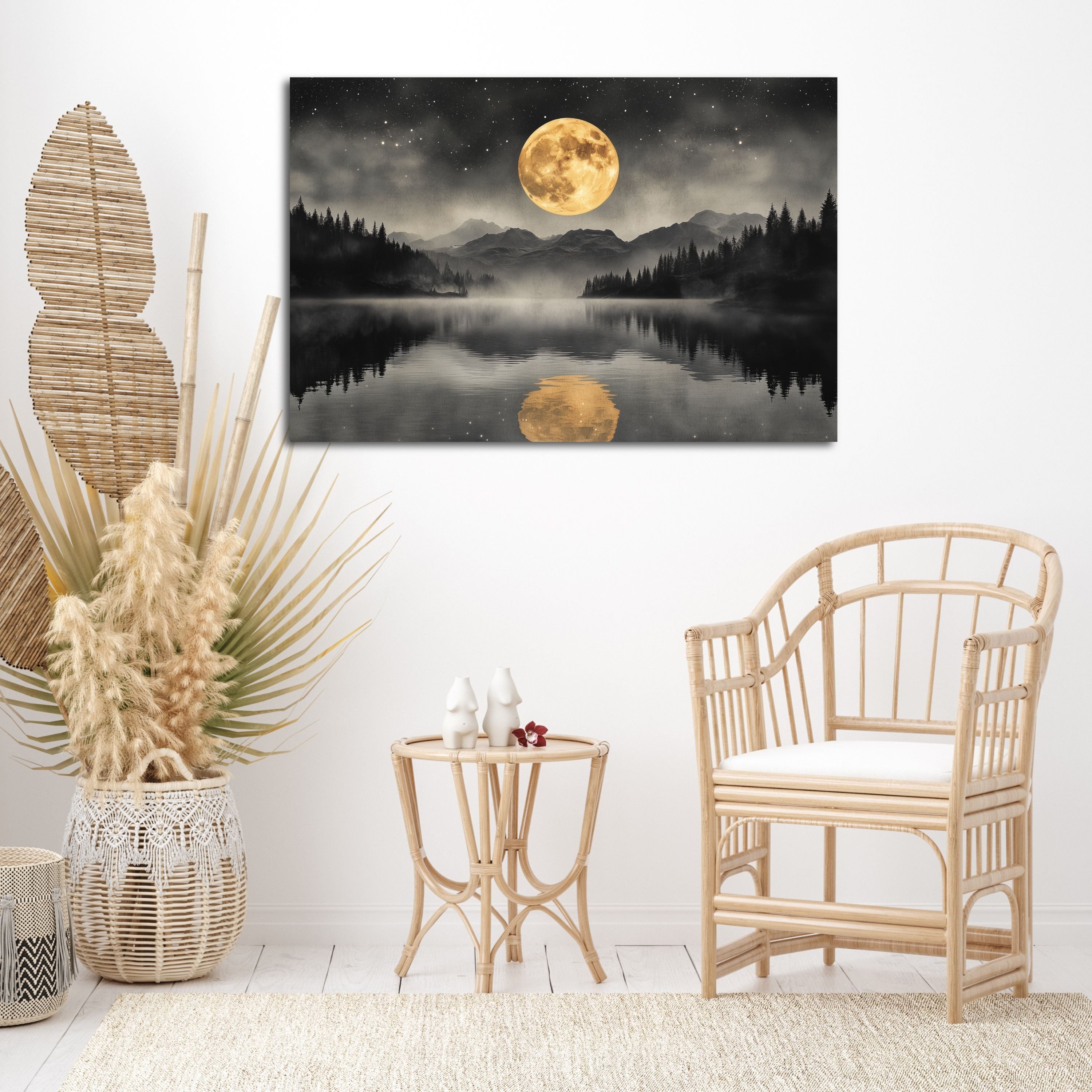 DARO Design Leinwandbild Modern Abstrakt Wandbilder XXL Wandbild Wand Deko Leinwand Bilder, 30x20cm – Bild 2 von 5