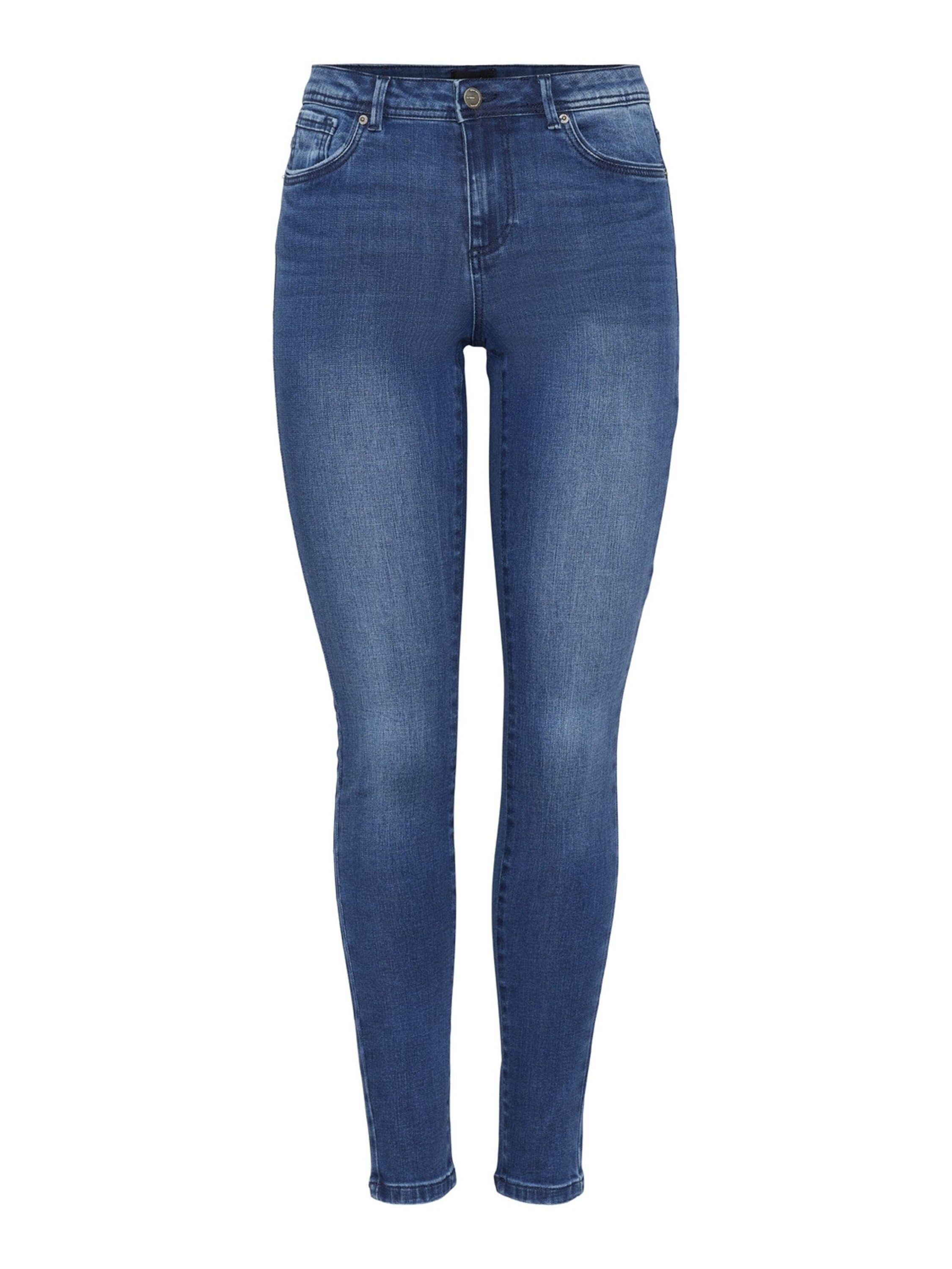 Vero Moda Curve Skinny-fit-Jeans VMCTANYA (1-tlg) Plain/ohne Details