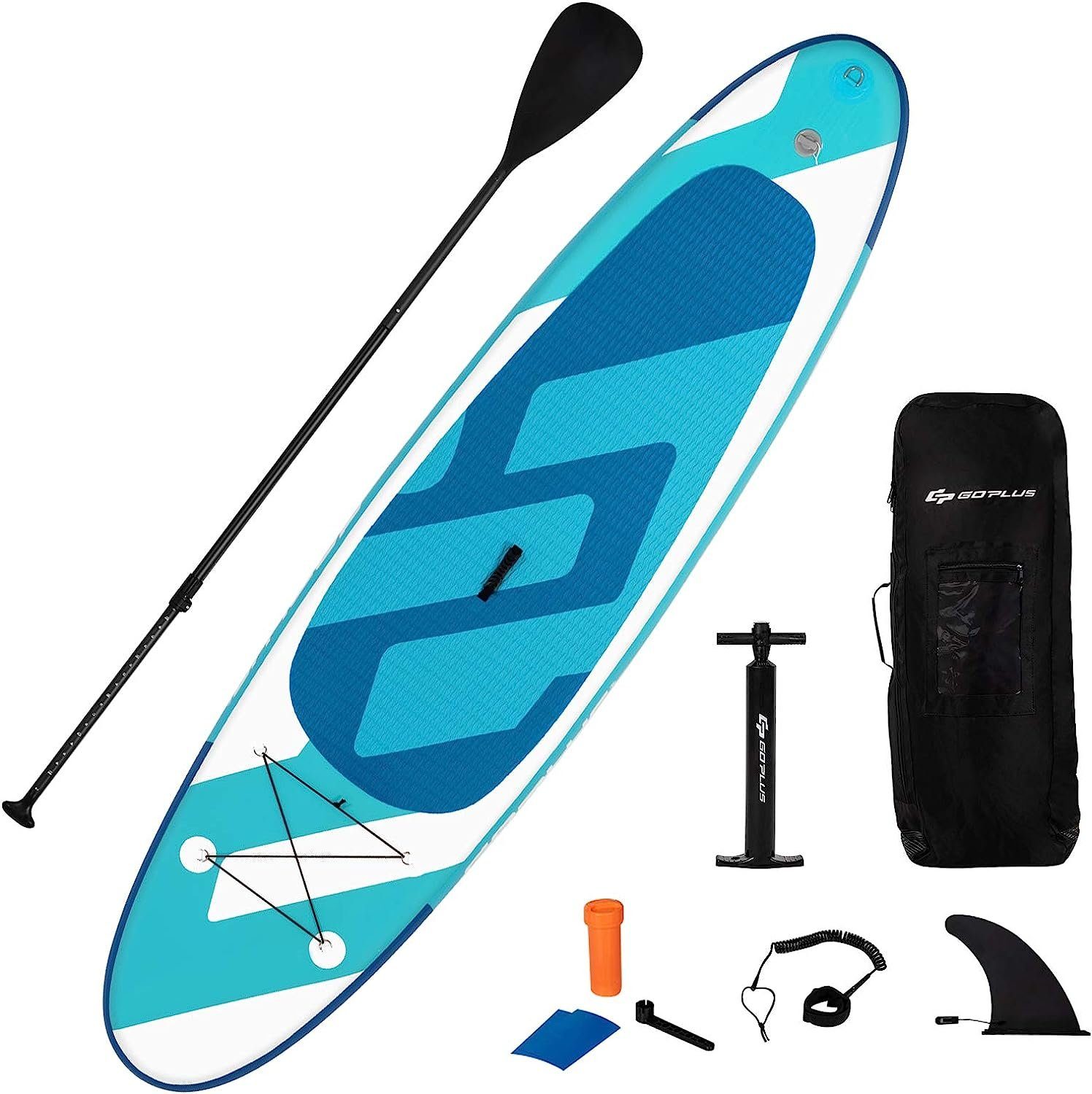KOMFOTTEU SUP-Board Stand Up Paddling Board, 305/335x76x15cm blau