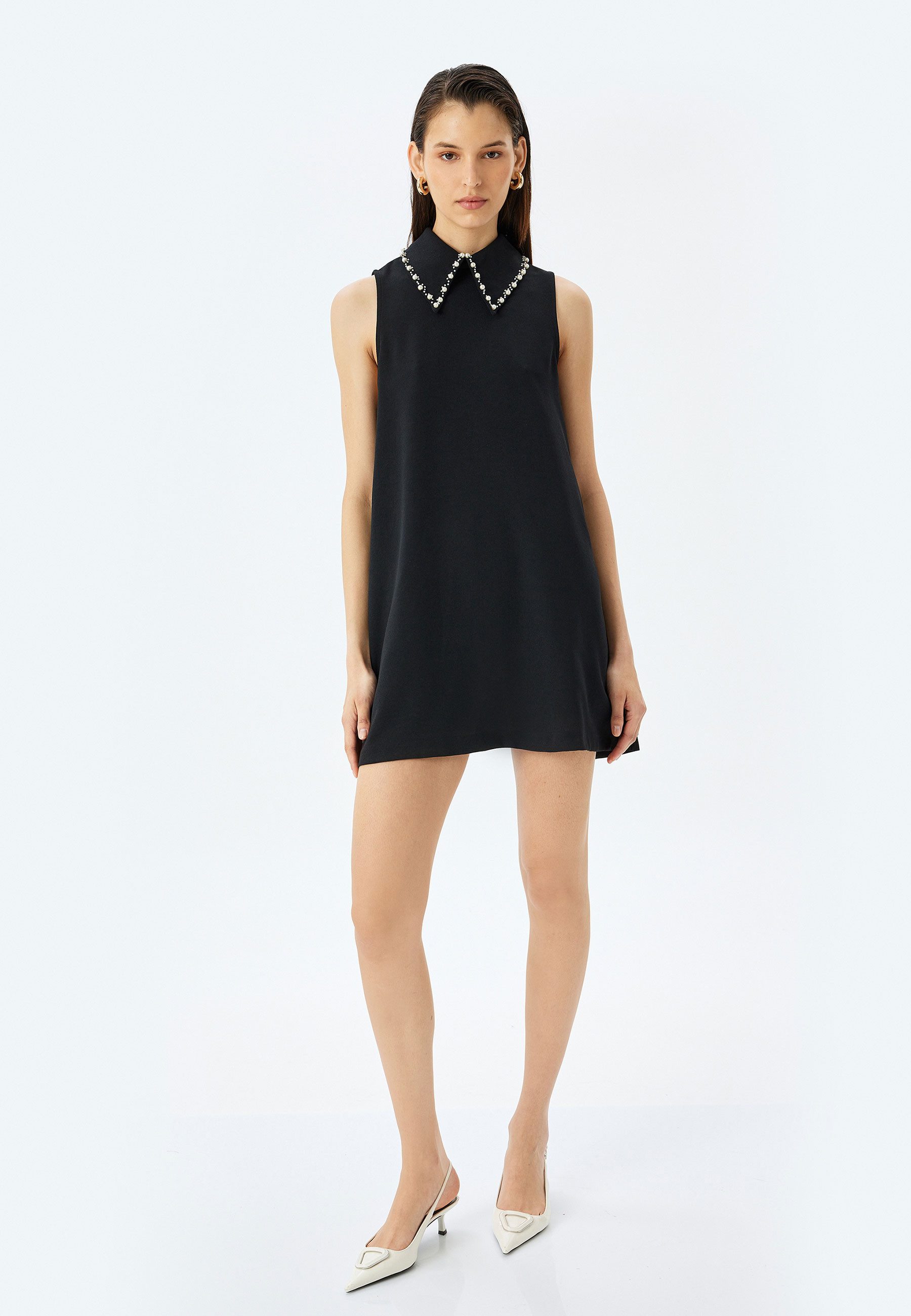 Koton A-Linien-Kleid Mini Länge A Form A-Linien-Kleid