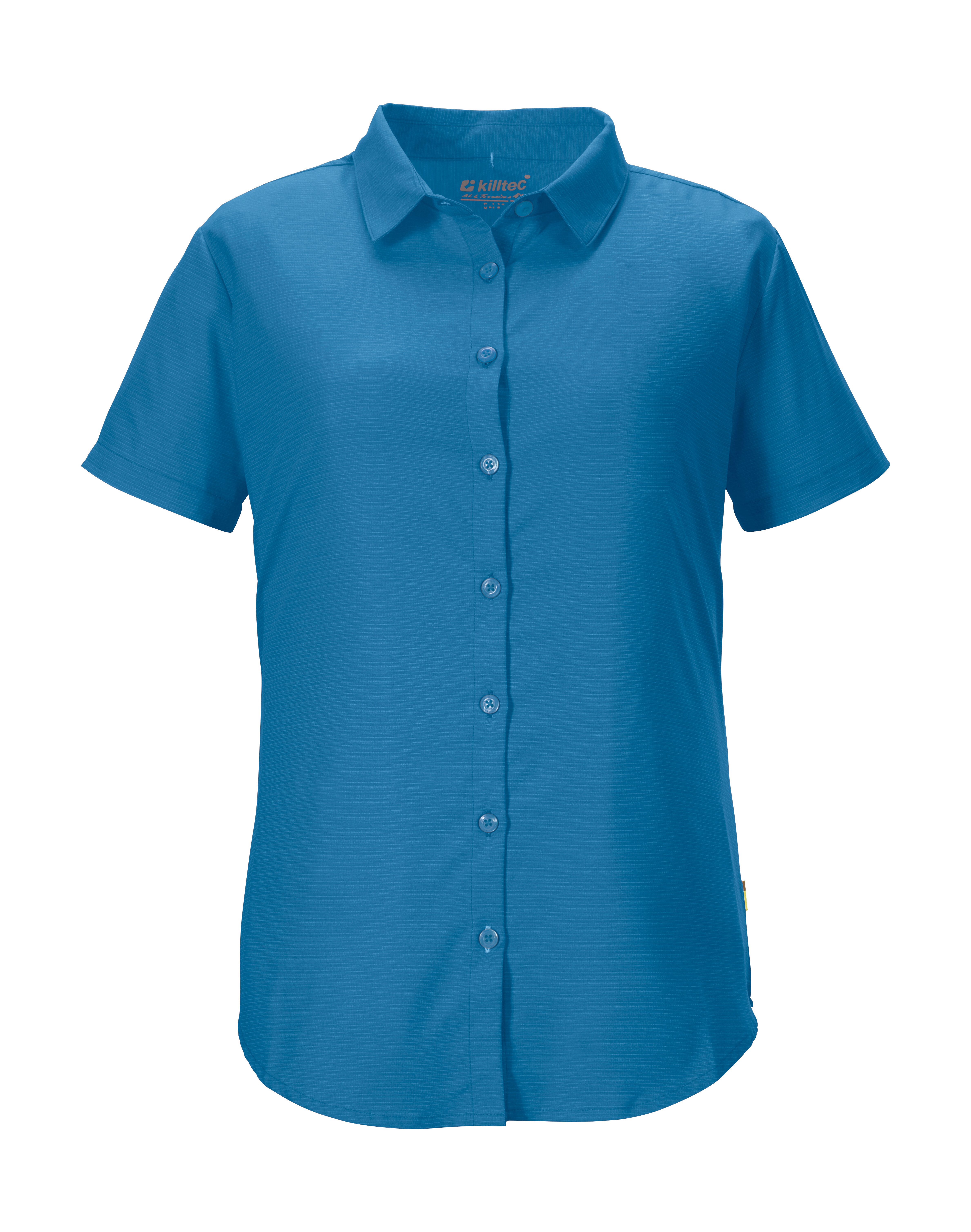 Blusa Donna Idrorepellente Killtec Kos Camicetta Funzionale Donna A Quadri - Idrorepellente E Traspirante - Maniche Corte Senza PFAS Killtec Moda Outdoor - 4