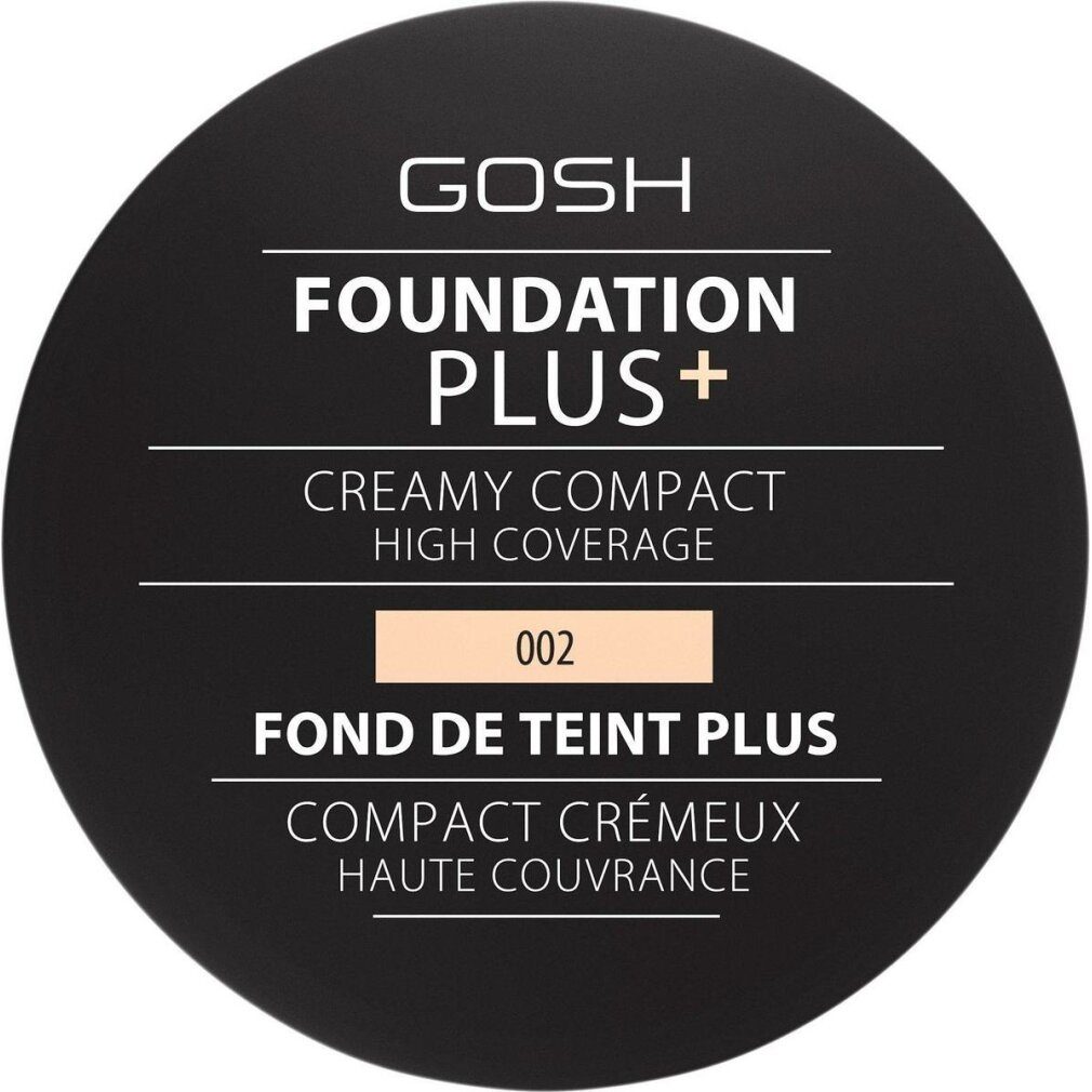 GOSH Foundation Plus Compact Foundation 002 Elfenbein 9 g