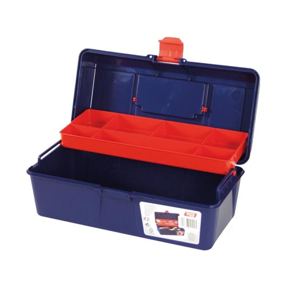 Sortimentskasten TAYG - Werkzeugkasten - 310 x 160 x 130 mm - mit Tragekasten - 6,4 L