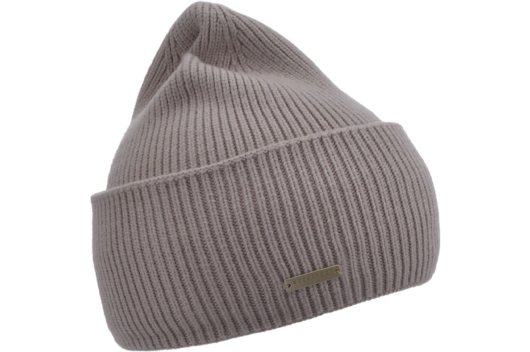 Seeberger Strickmütze Strickmütze mit Aufschlag 19701-1 günstig online kaufen